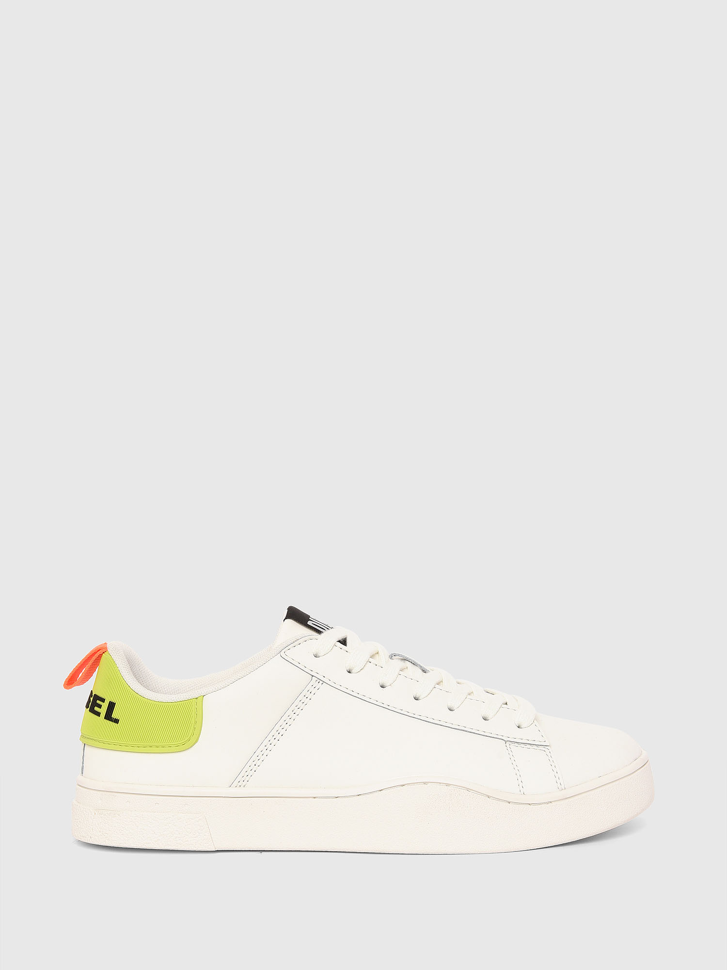 S-CLEVER LOW LACE, White/Yellow Diesel - S-CLEVER LOW LACE, White/Yellow - Sneakers - Image 1