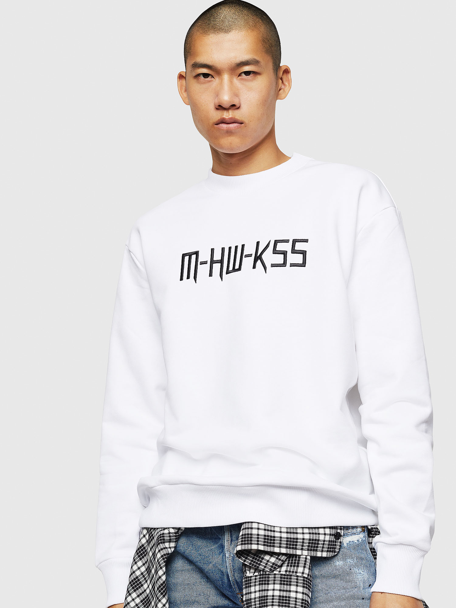 S-LINK-MOHAWK, White Diesel - S-LINK-MOHAWK, White - Sweaters - Image 1