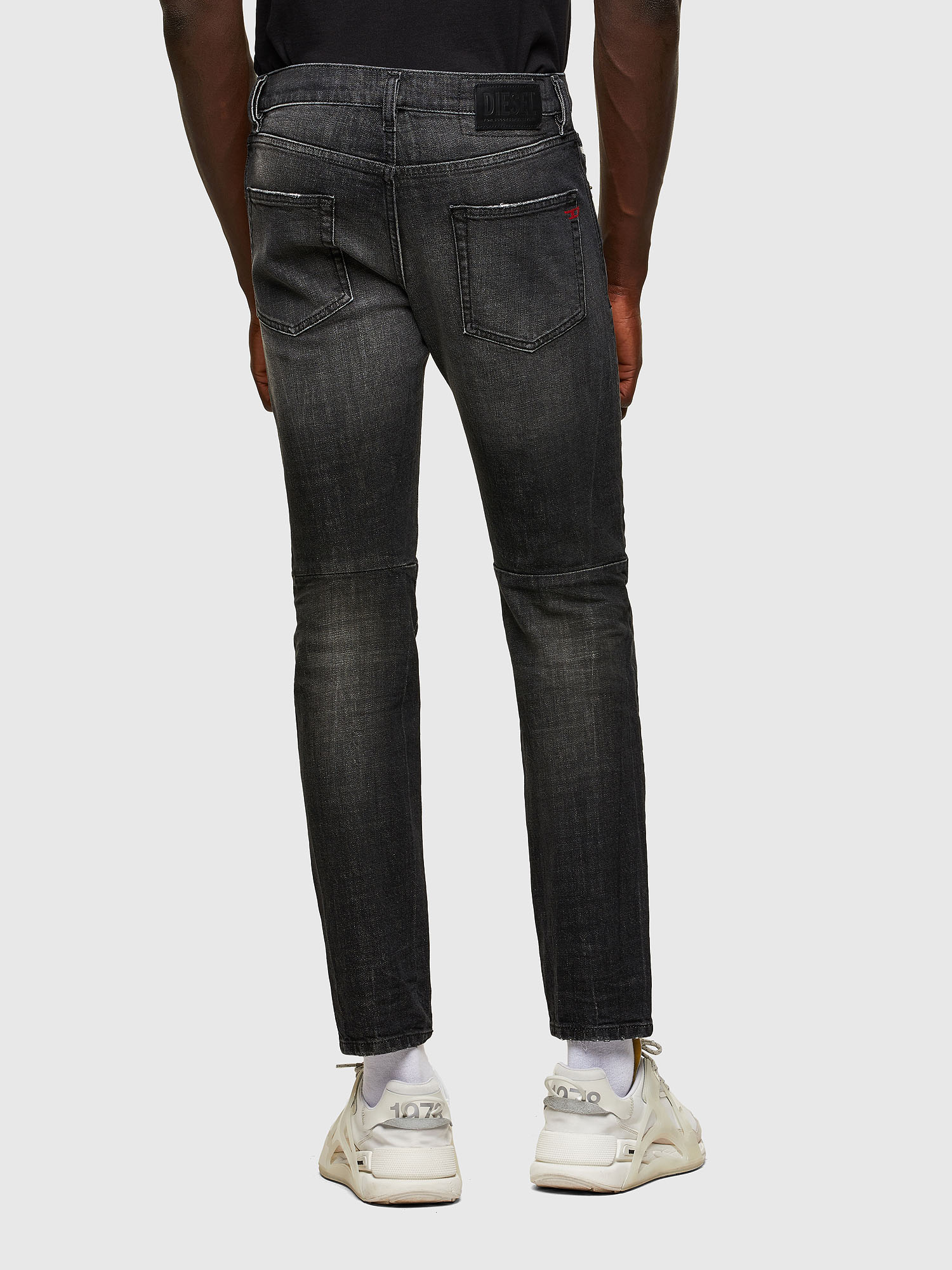 Diesel - D-Strukt 009JW Slim Jeans, Black/Dark grey - Image 2