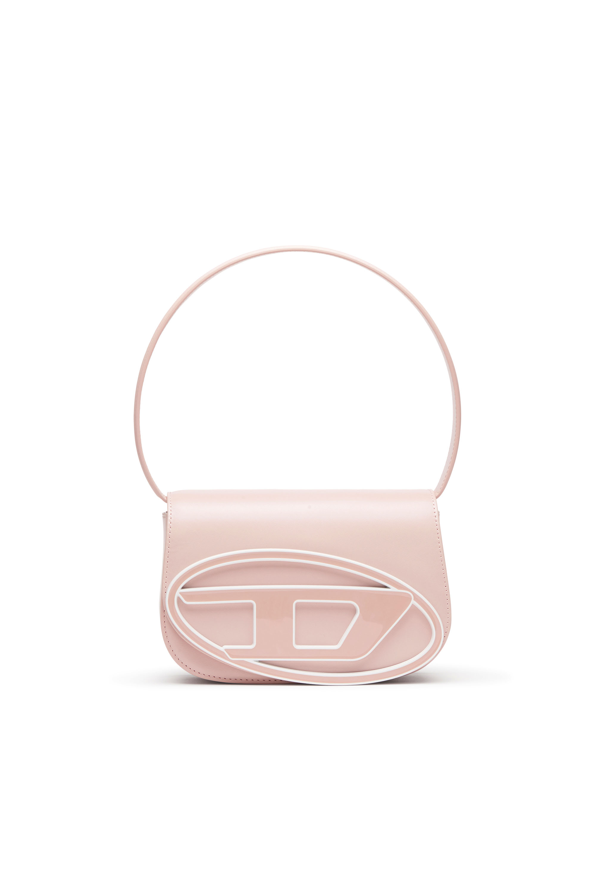 Diesel 1DR Bags: Leather shoulder bags, mirrored small logo bags