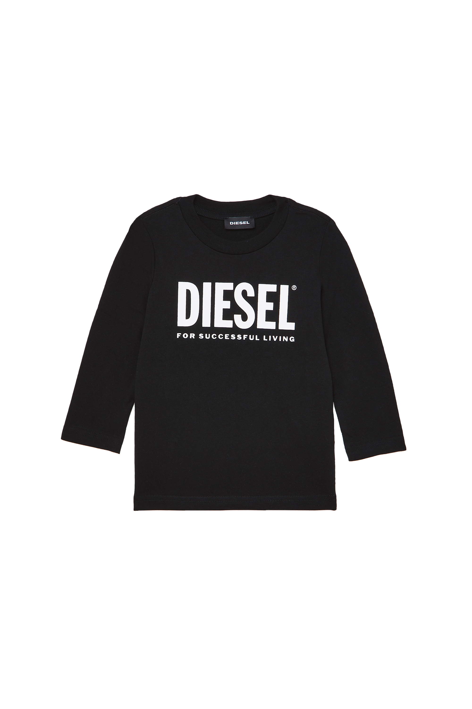 TJUSTLOGOB ML-R, Black Diesel - TJUSTLOGOB ML-R, Black - T-shirts and Tops - Image 1