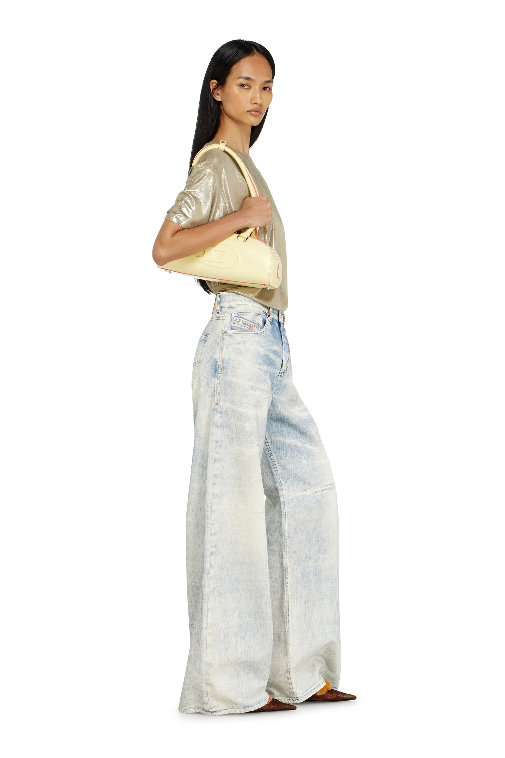 Diesel - Woman's Relaxed Jeans 1996 D-Sire 09R69, Light Blue - 3
