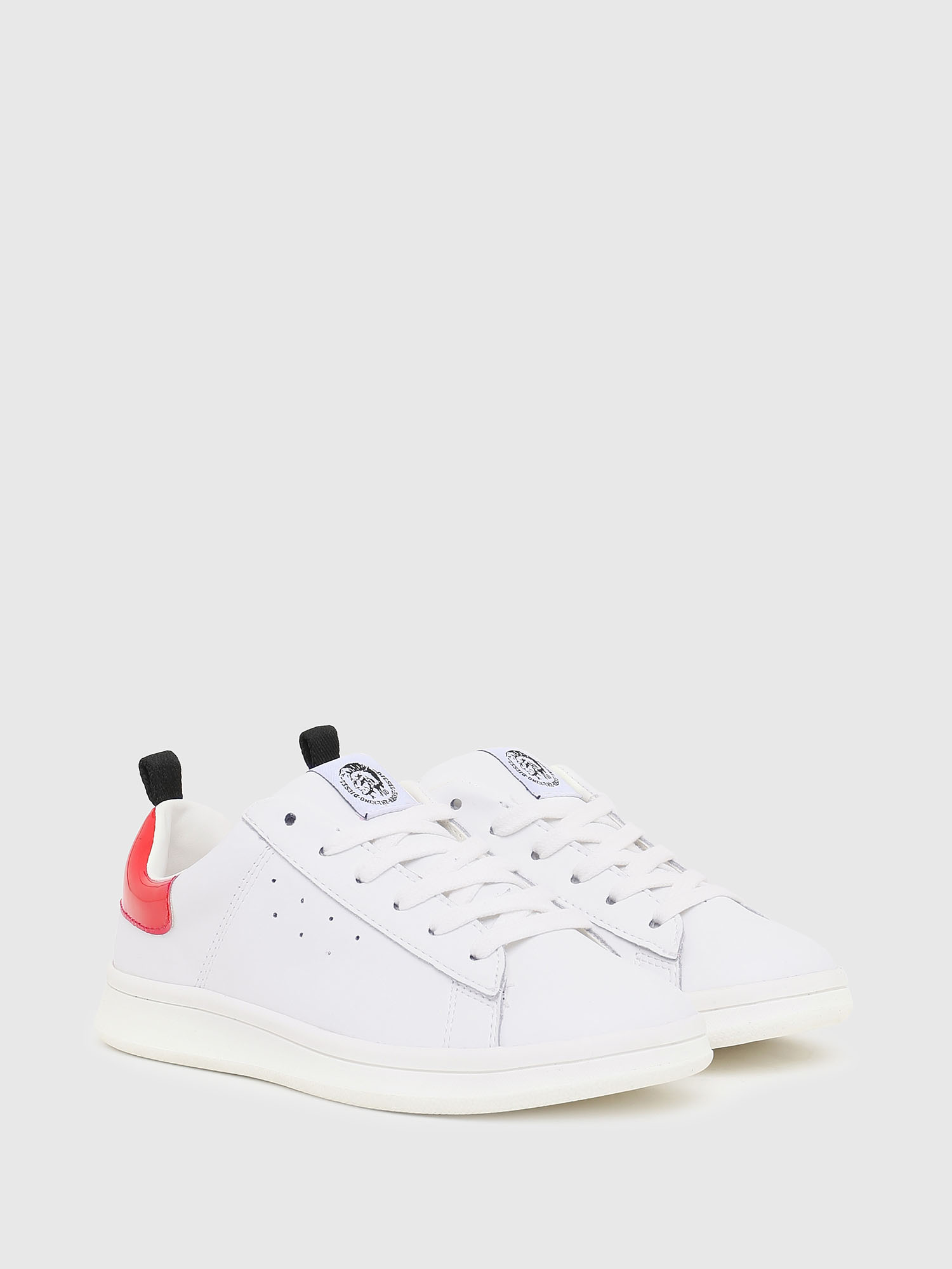 Diesel - SN LOW LACE 11 FULL, White/Red - Image 2