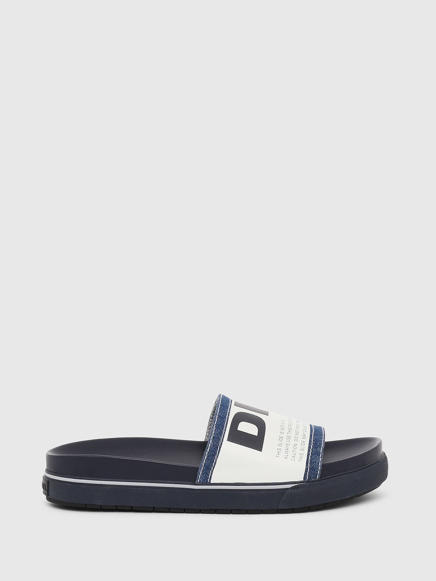 SA-GRAND SLIDE, Blue/White Diesel - SA-GRAND SLIDE, Blue/White - Slippers - Image 1
