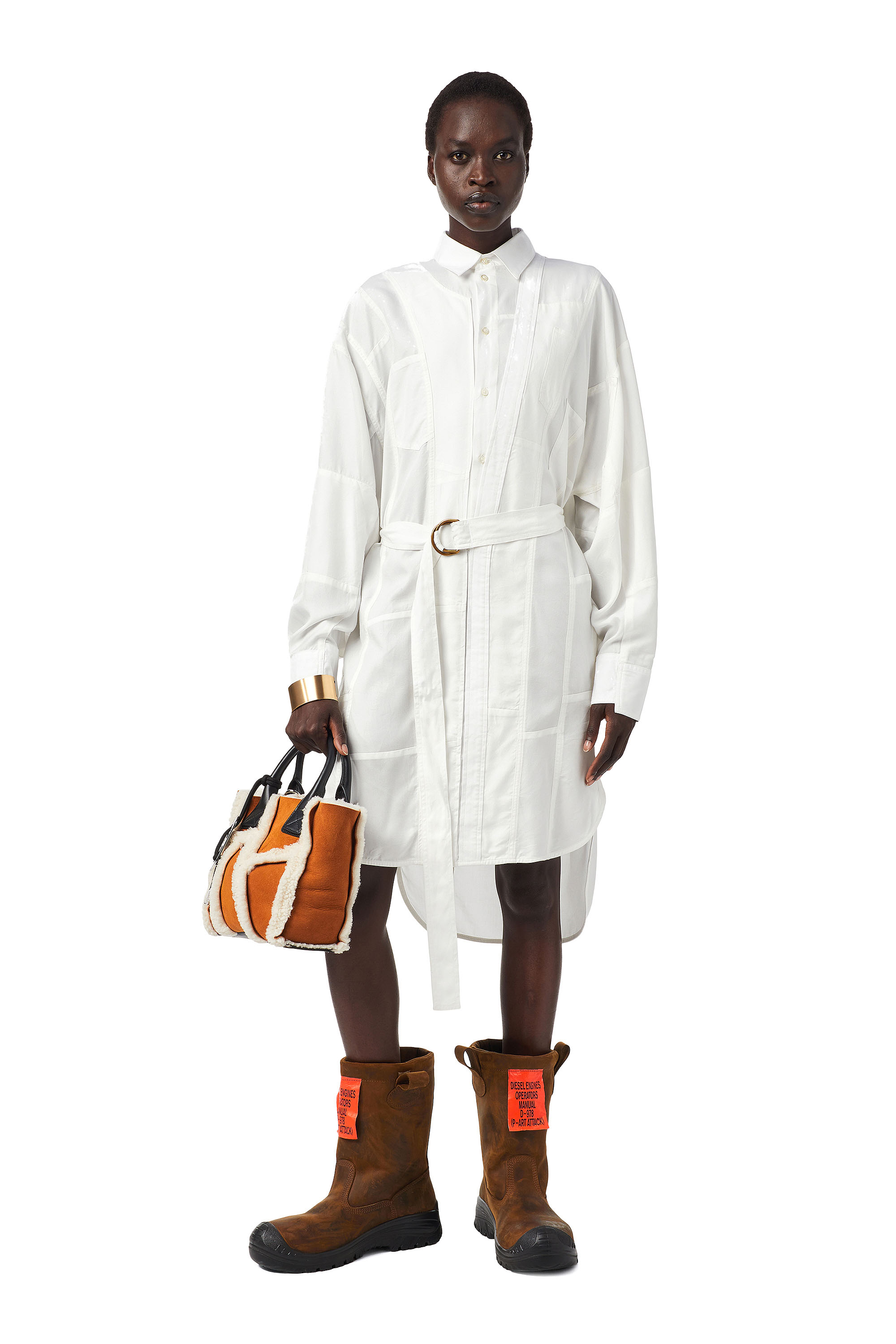 D-VITTORIA-A, White Diesel - D-VITTORIA-A, White - Dresses - Image 1