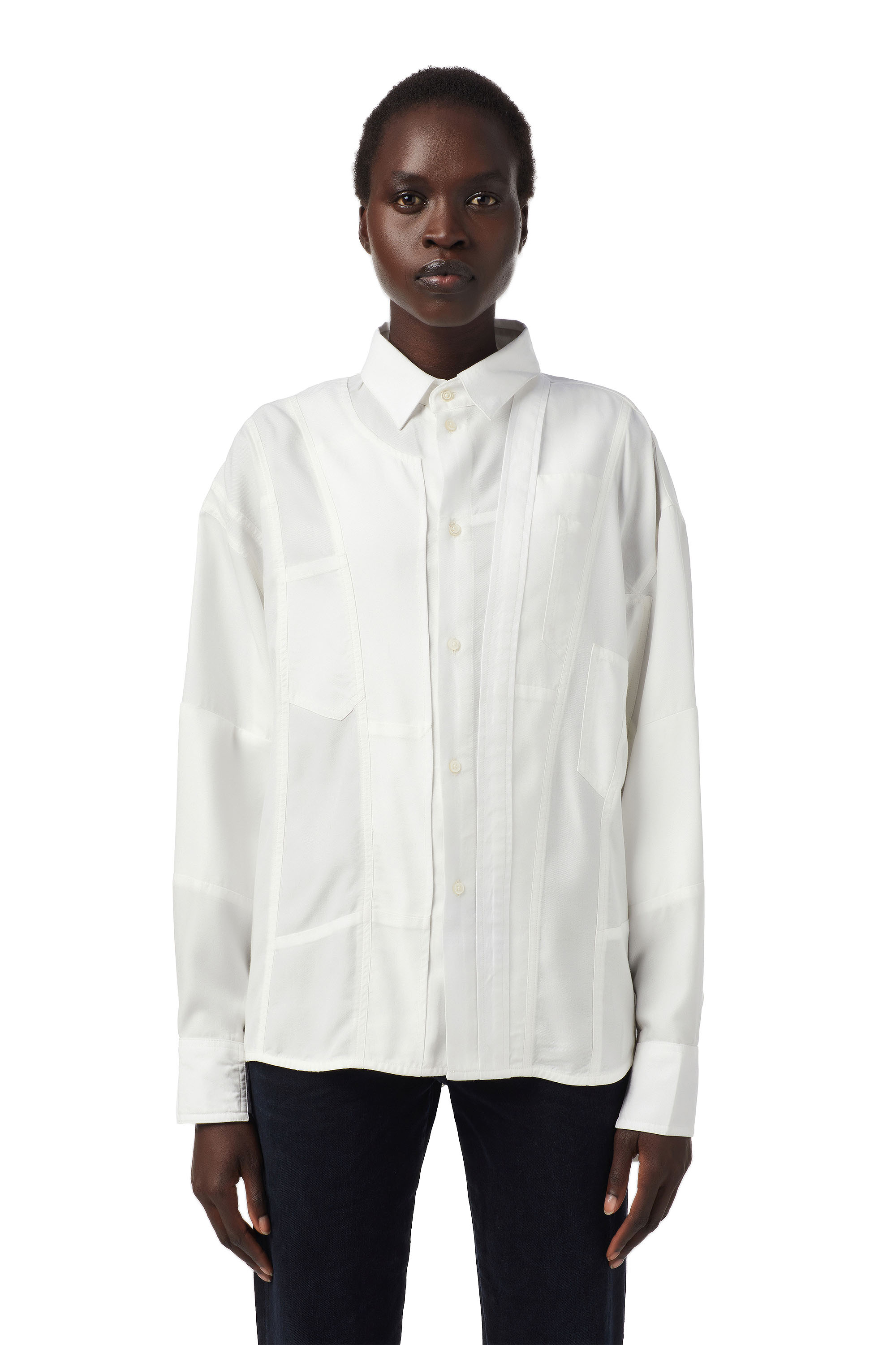 C-VALERIA-A, White Diesel - C-VALERIA-A, White - Shirts - Image 1