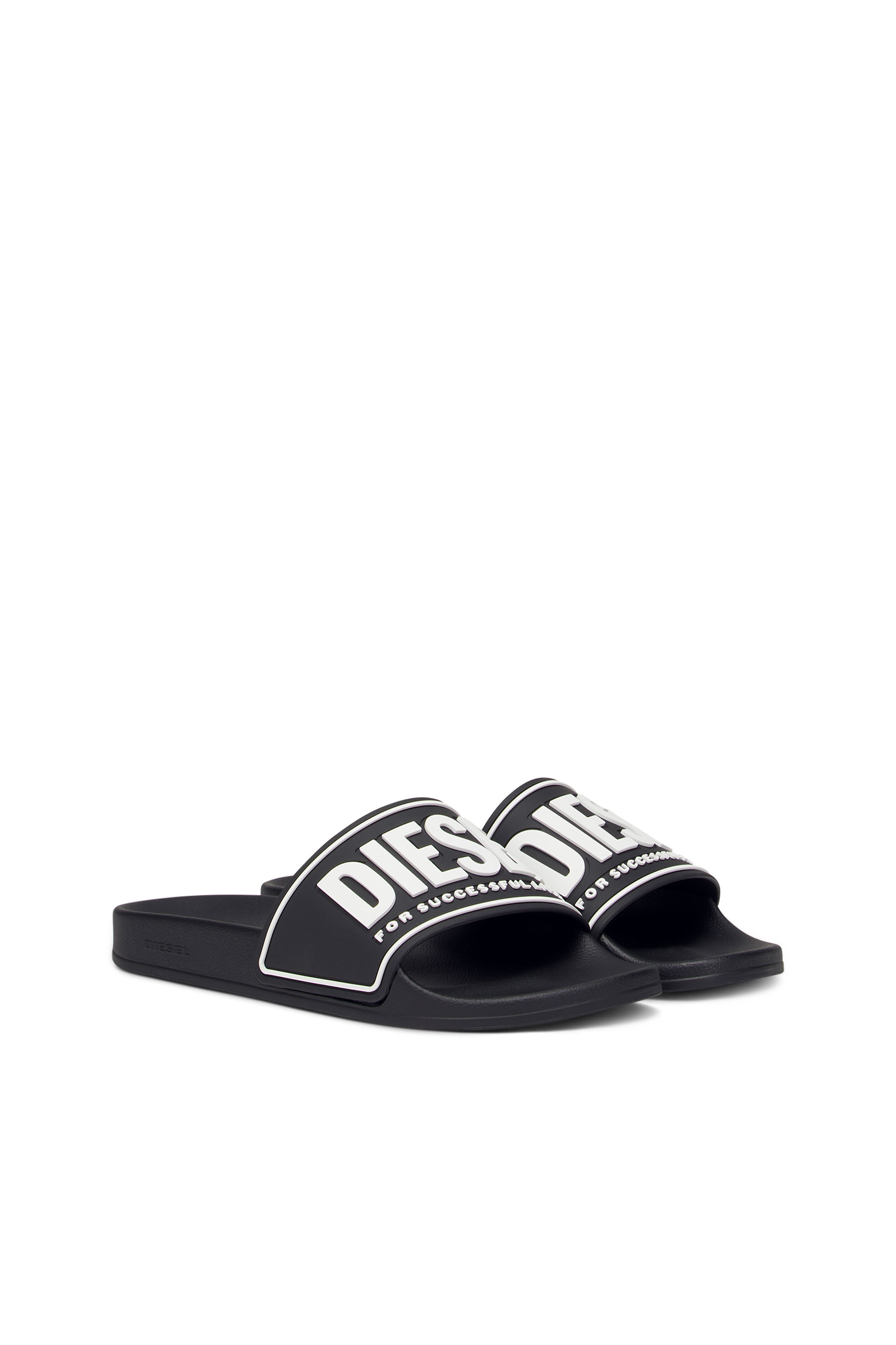 SA-MAYEMI CC W Woman: Rubber slides with embossed logo | Diesel