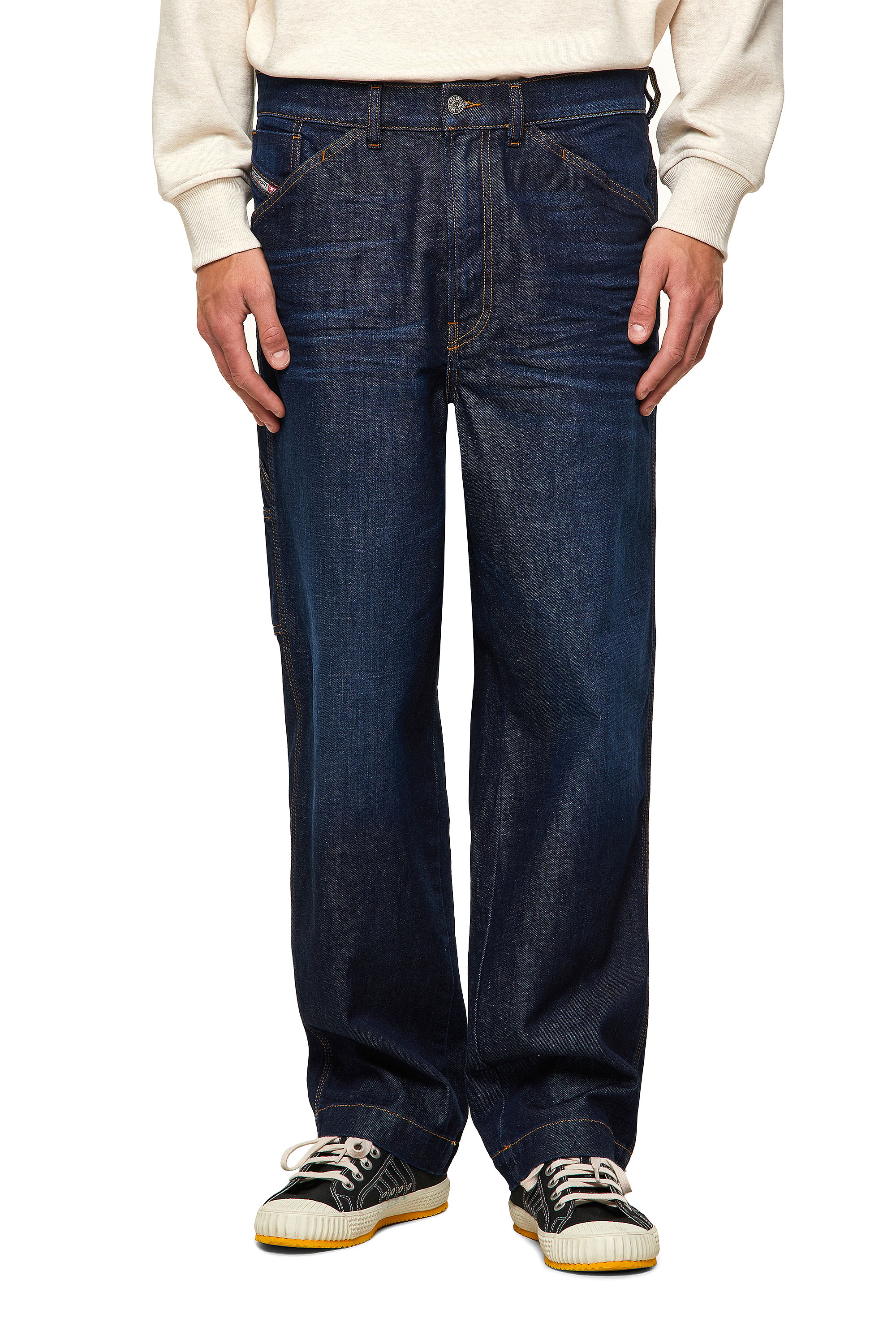 D-Franky 09A12, Dark Blue Diesel - D-Franky 09A12, Dark Blue - Jeans - Image 1