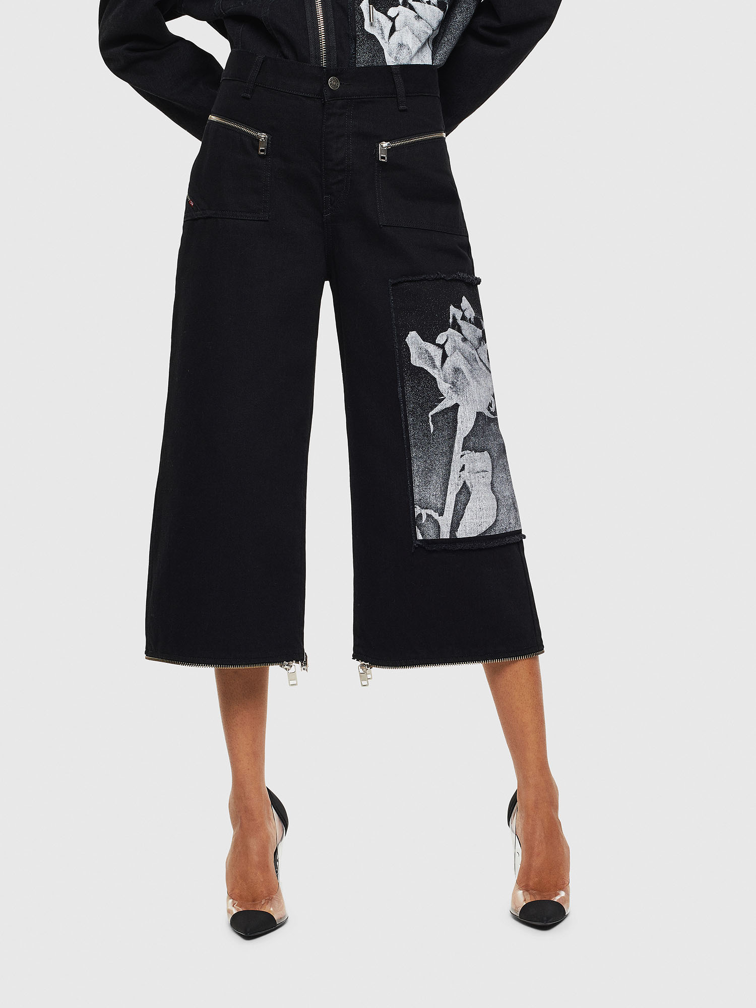 DE-REIKA-SX, Black Diesel - DE-REIKA-SX, Black - Pants - Image 1