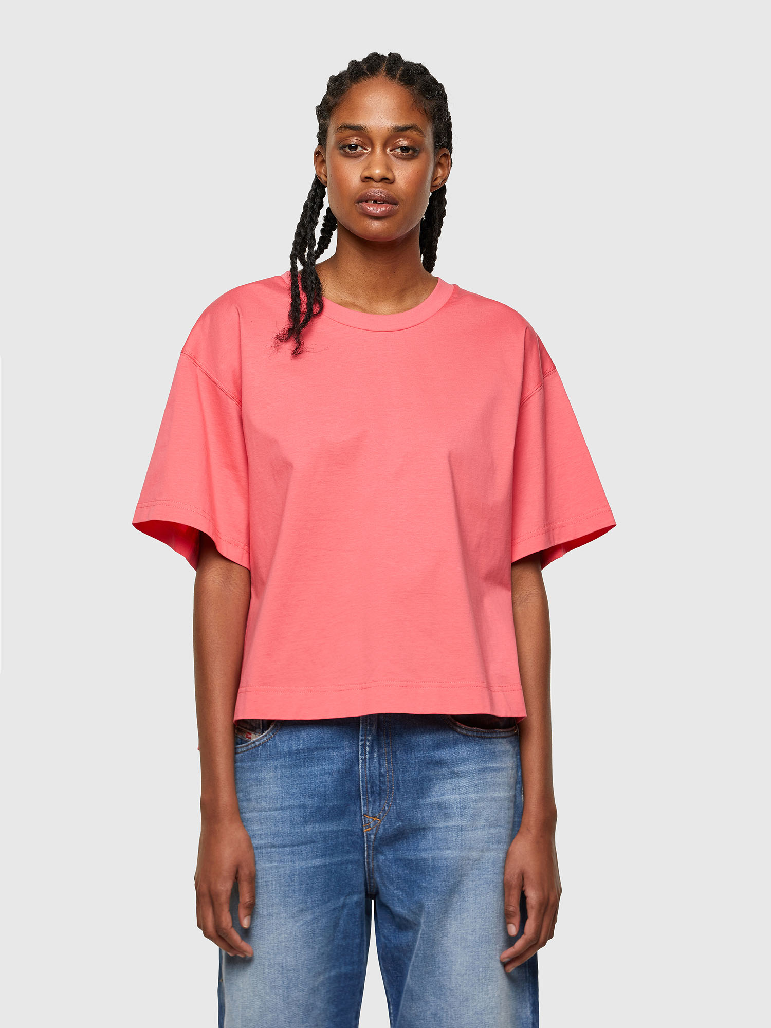 T-BOWLY-A1, Pink Diesel - T-BOWLY-A1, Pink - Tops - Image 1