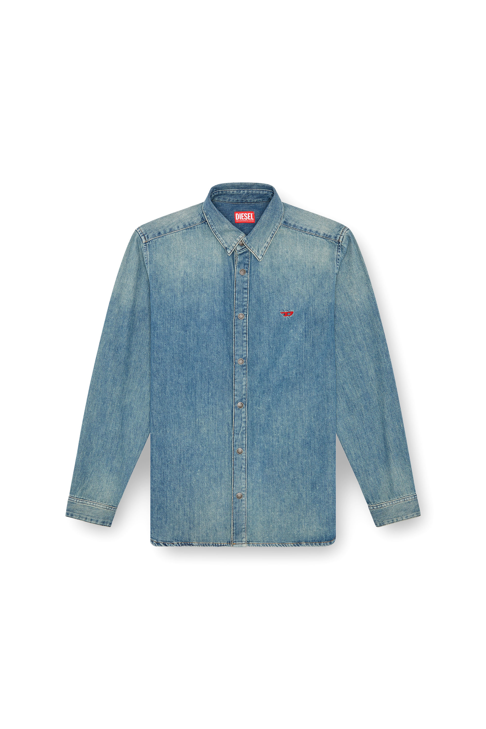 Men's Shirt in denim | Blue | Diesel