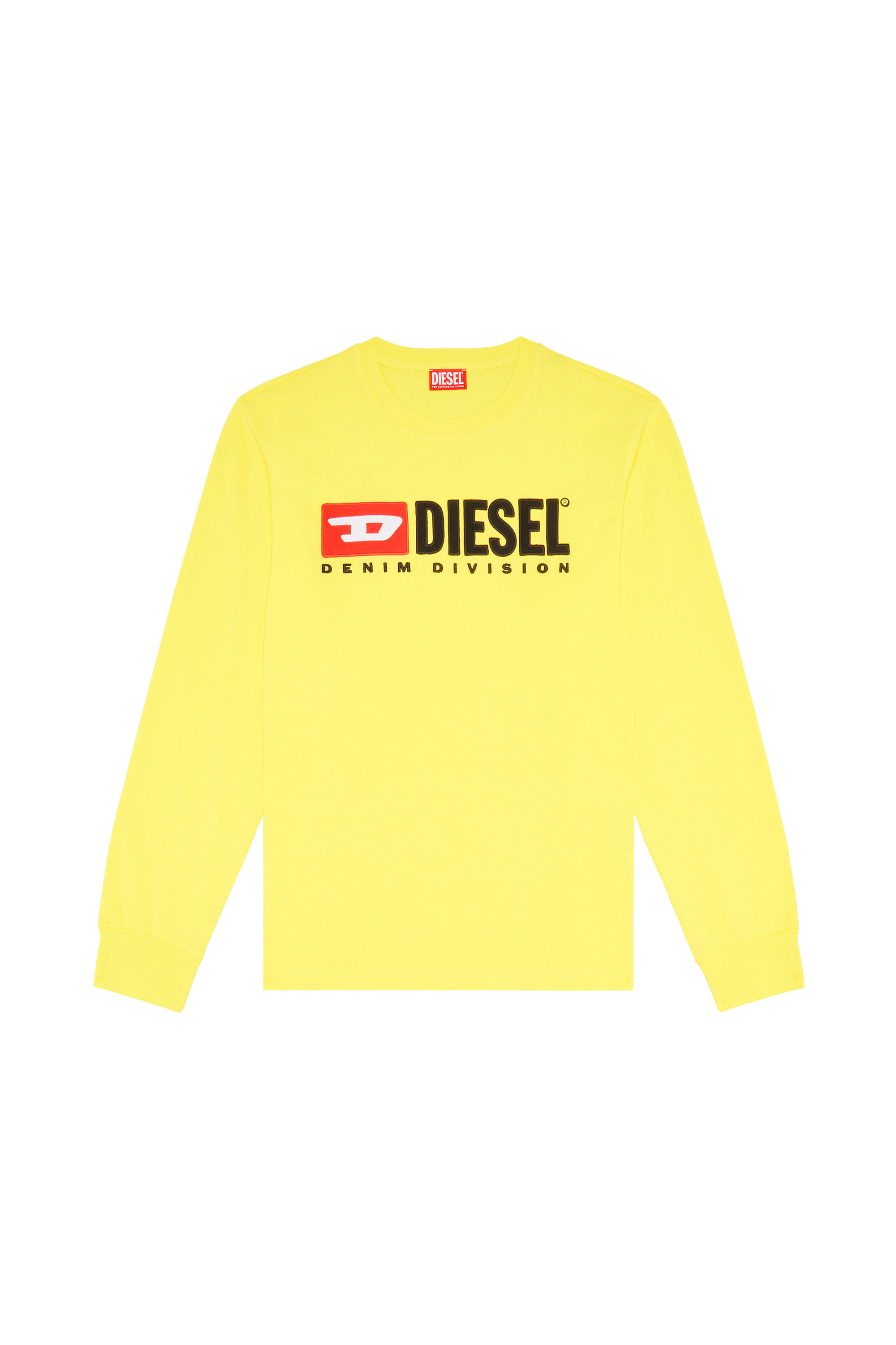 Diesel - T-JUST-LS-DIV, Yellow - Image 3