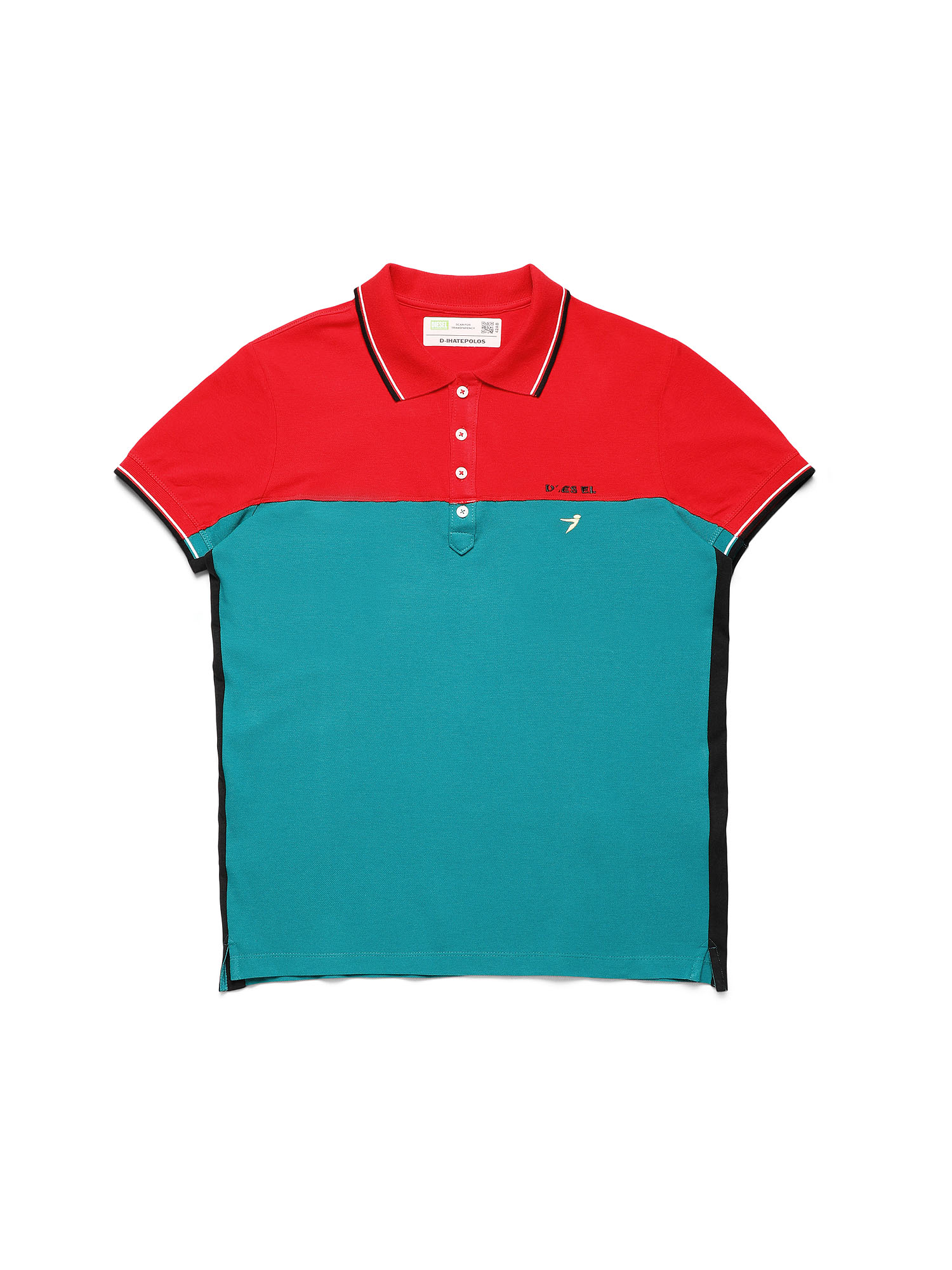 D-IHATEPOLOS, Green/Red Diesel - D-IHATEPOLOS, Green/Red - Polos - Image 1