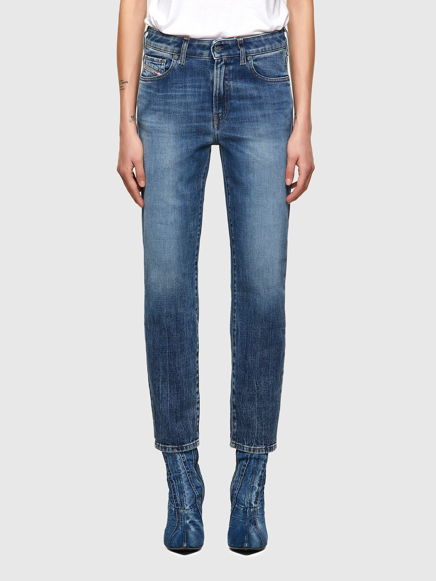 D-Joy 009VY, Medium blue Diesel - D-Joy 009VY, Medium blue - Jeans - Image 1