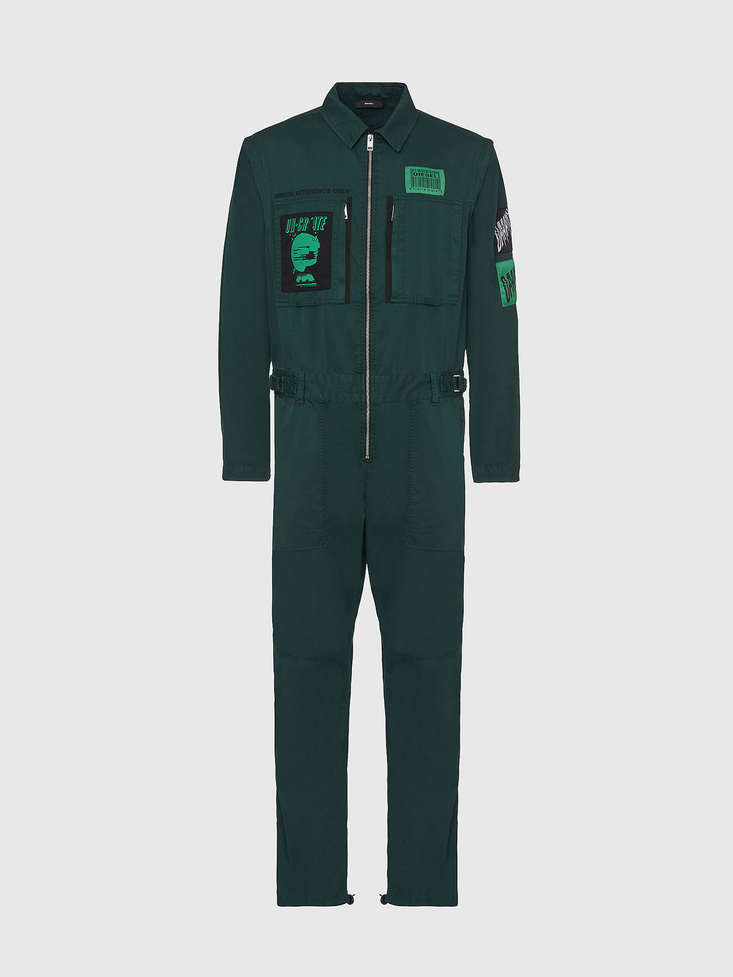 P-LARRY, Dark Green Diesel - P-LARRY, Dark Green - Pants - Image 1