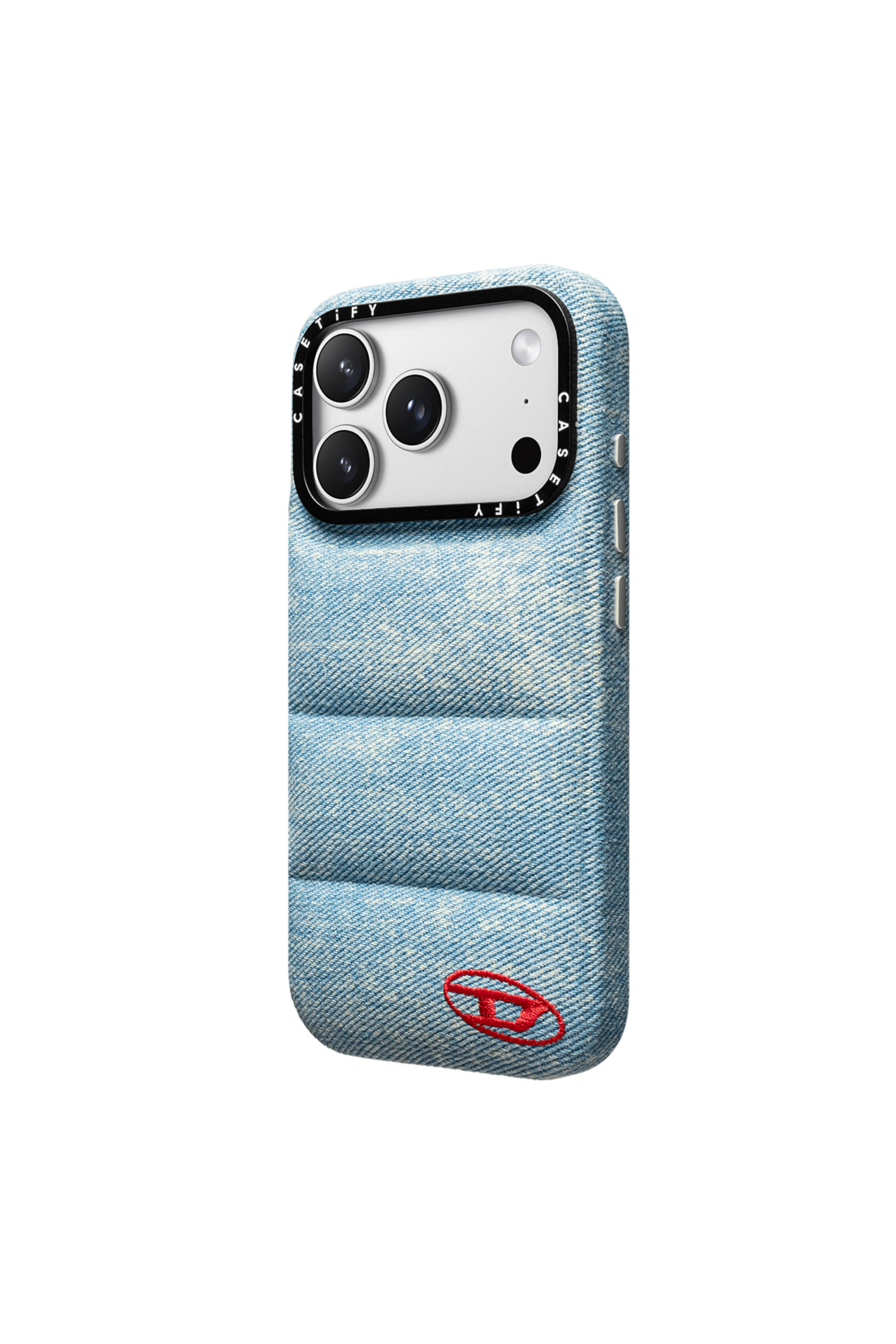 DIESEL + CASETiFY iPhone 17 Pro ケース Women's Puffer case for iPhone 17 Pro Max | Blue | Diesel