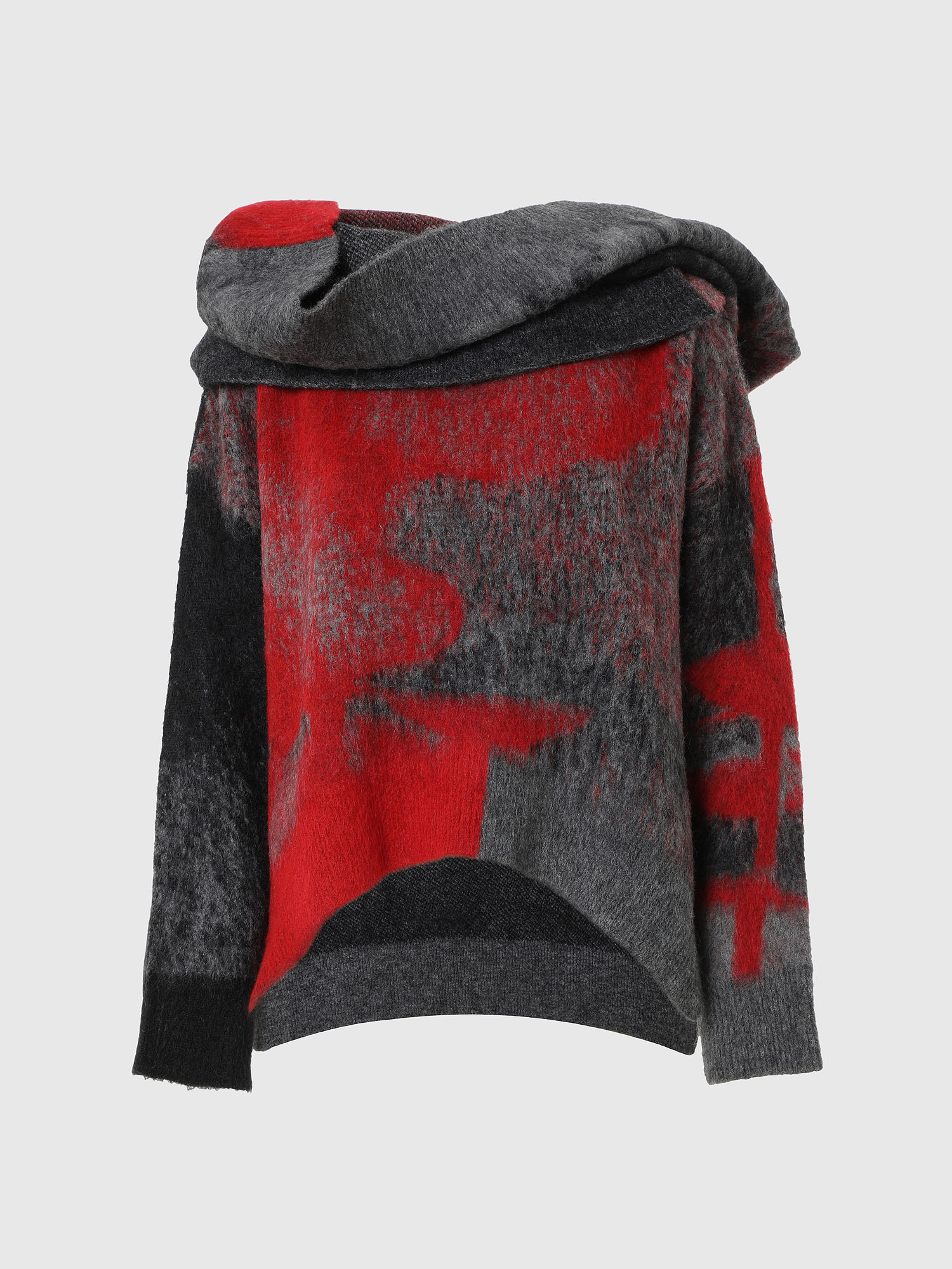 M-BRONJA, Black/Red Diesel - M-BRONJA, Black/Red - Knitwear - Image 1