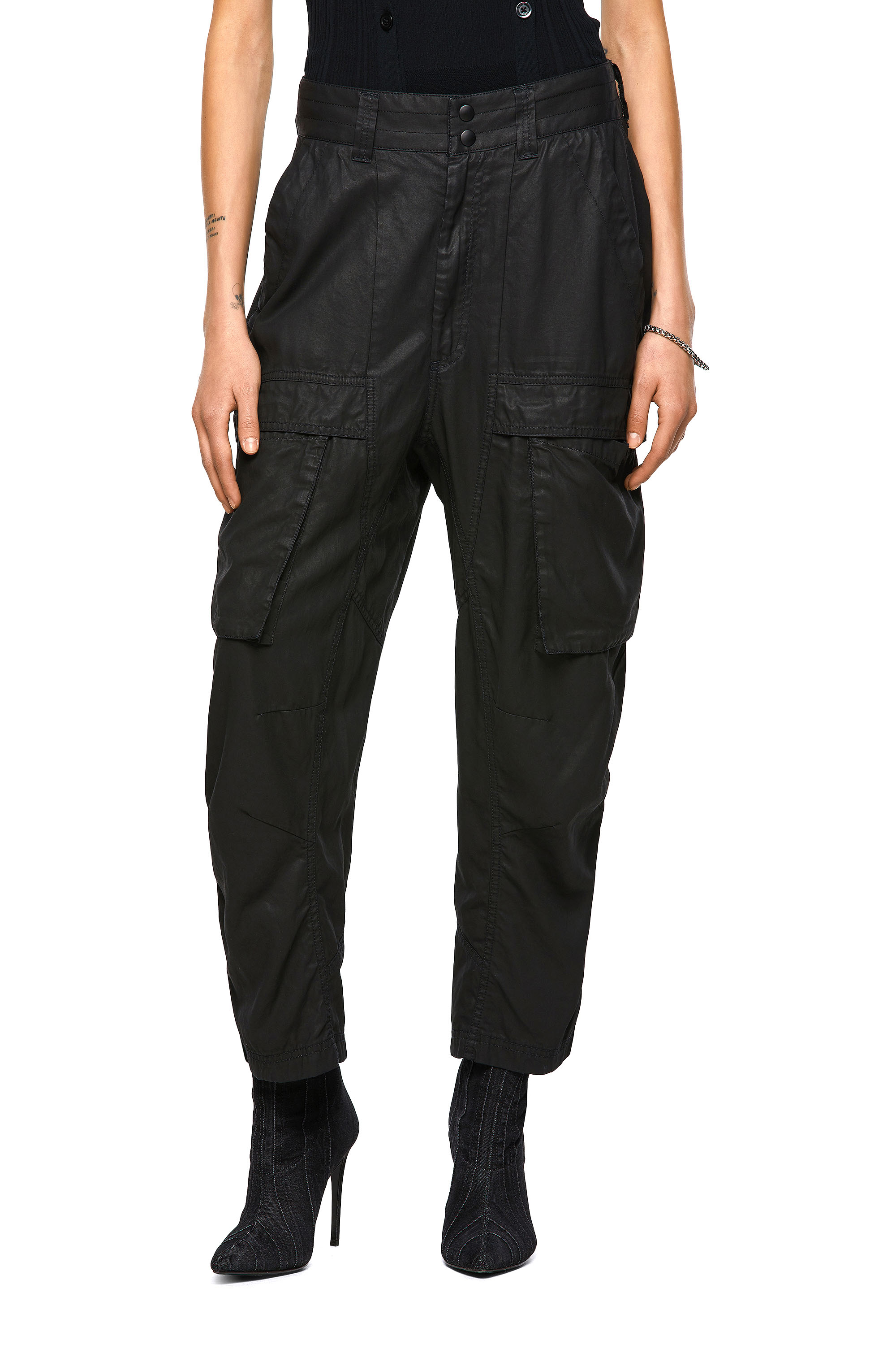 D-Emma 069WX, Black/Dark grey Diesel - D-Emma 069WX, Black/Dark grey - Jeans - Image 1