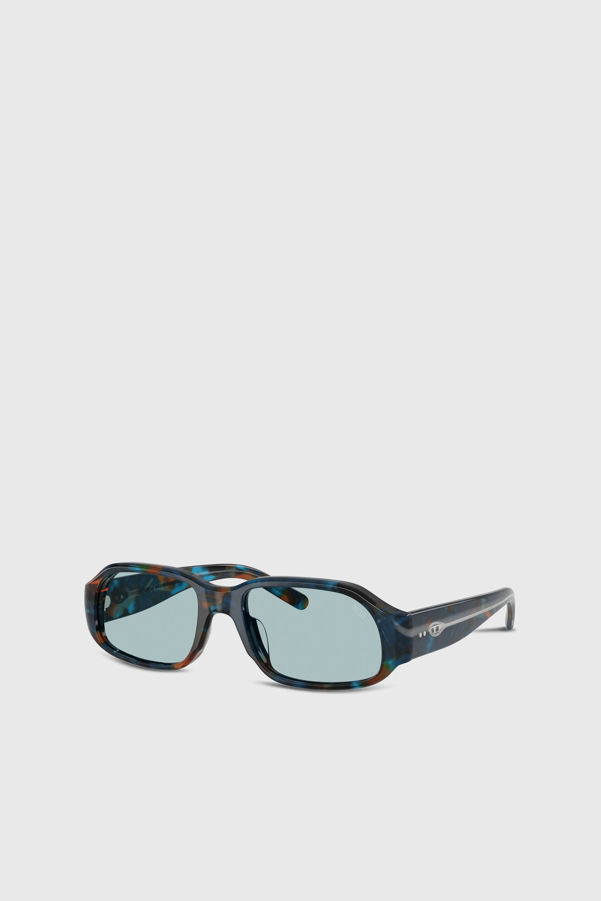 Diesel - 0DL2009U, Unisex's Rectangle sunglasses in Blue/Brown - 2