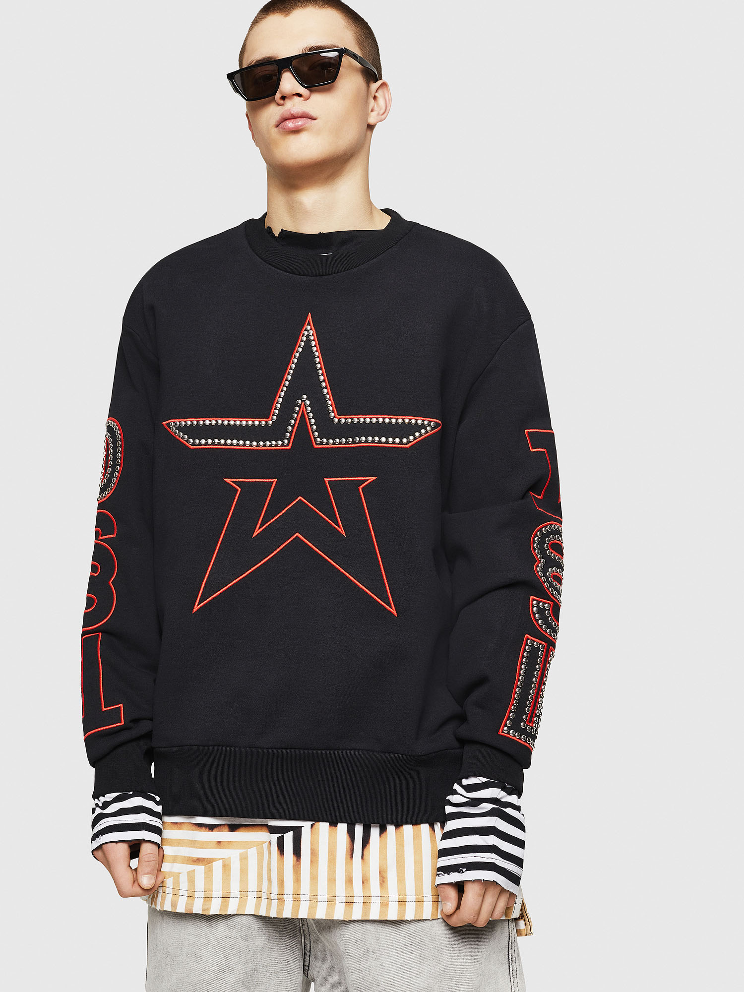 S-BAY-STUDS, Black Diesel - S-BAY-STUDS, Black - Sweaters - Image 1