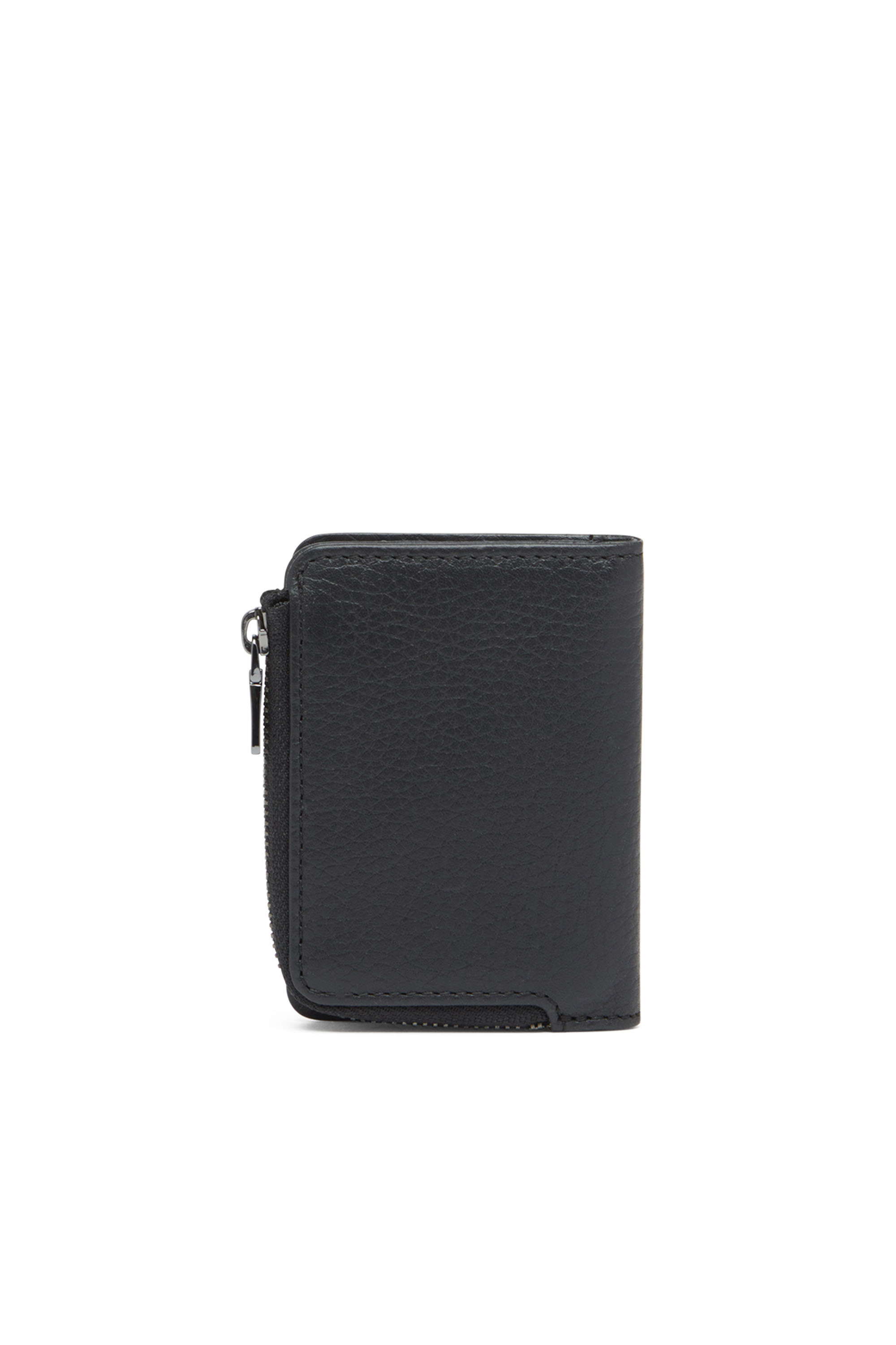 Diesel - HISSU EVO CARD HOLDER L, Man Leather card holder in Black - Image 2