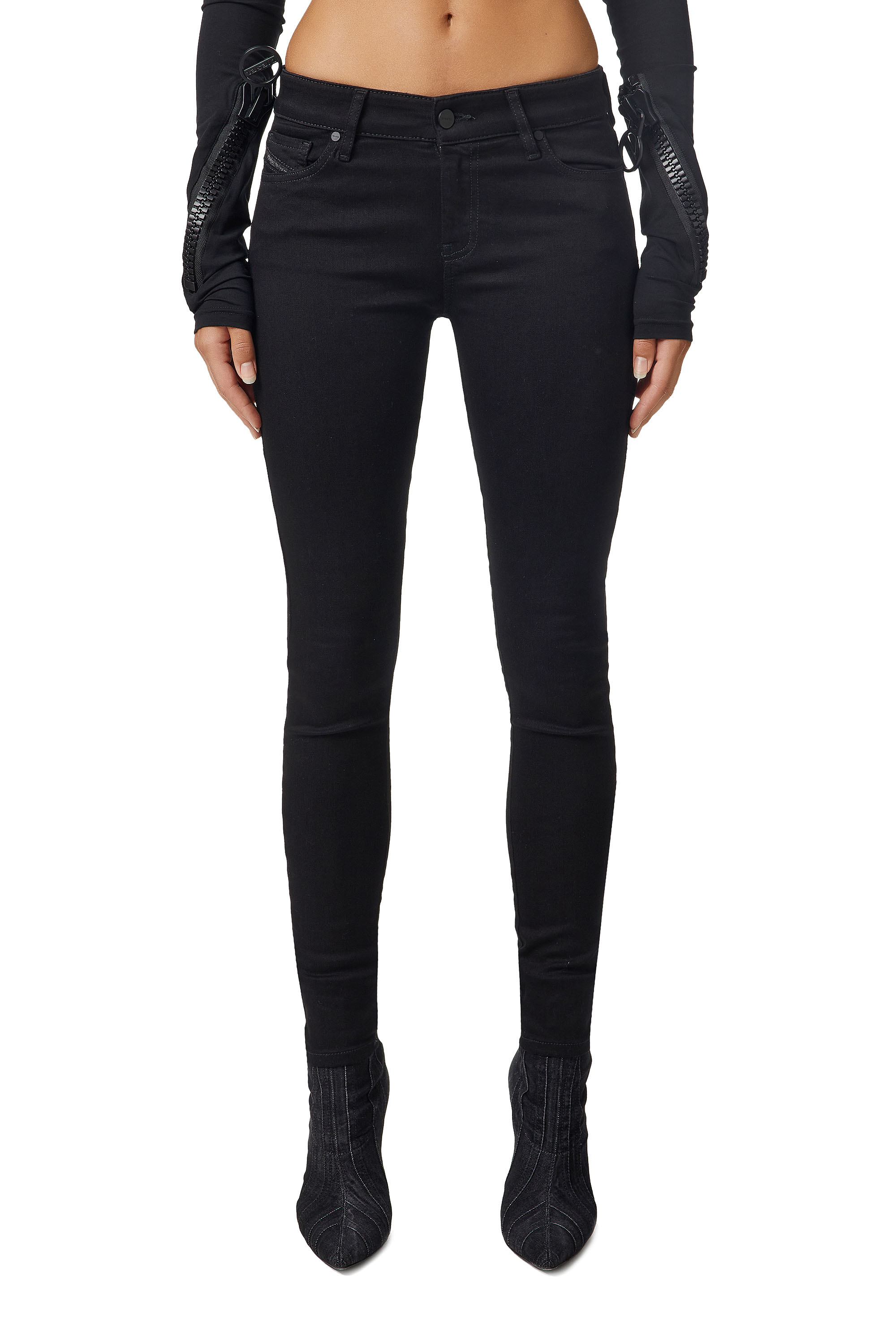 Slandy 069EF, Black/Dark grey Diesel - Slandy 069EF, Black/Dark grey - Jeans - Image 1