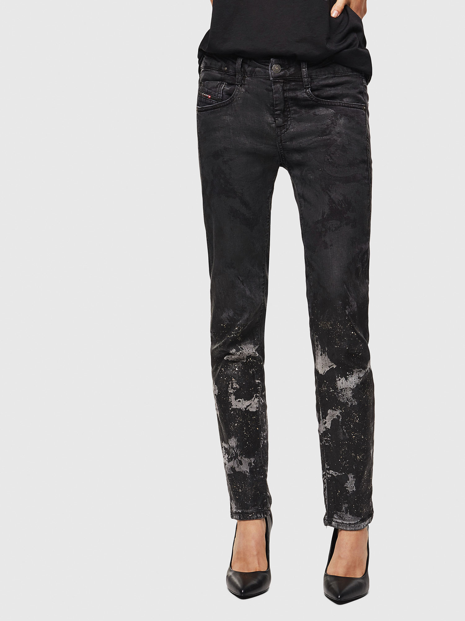 D-Ollies JoggJeans 084AZ, Black/Dark grey Diesel - D-Ollies JoggJeans 084AZ, Black/Dark grey - Jeans - Image 1