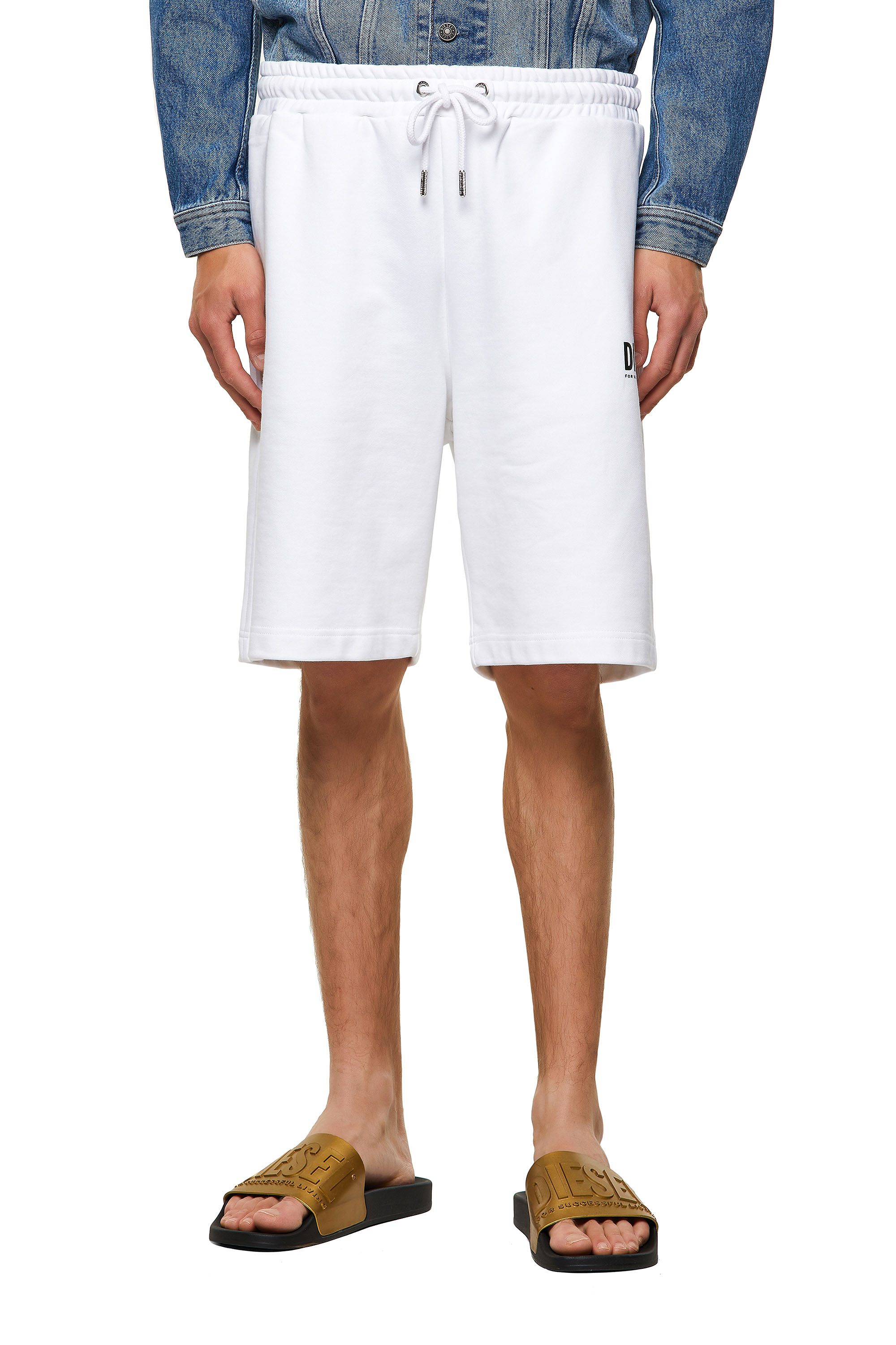 P-CROWN-ECOLOGO, White Diesel - P-CROWN-ECOLOGO, White - Shorts - Image 1