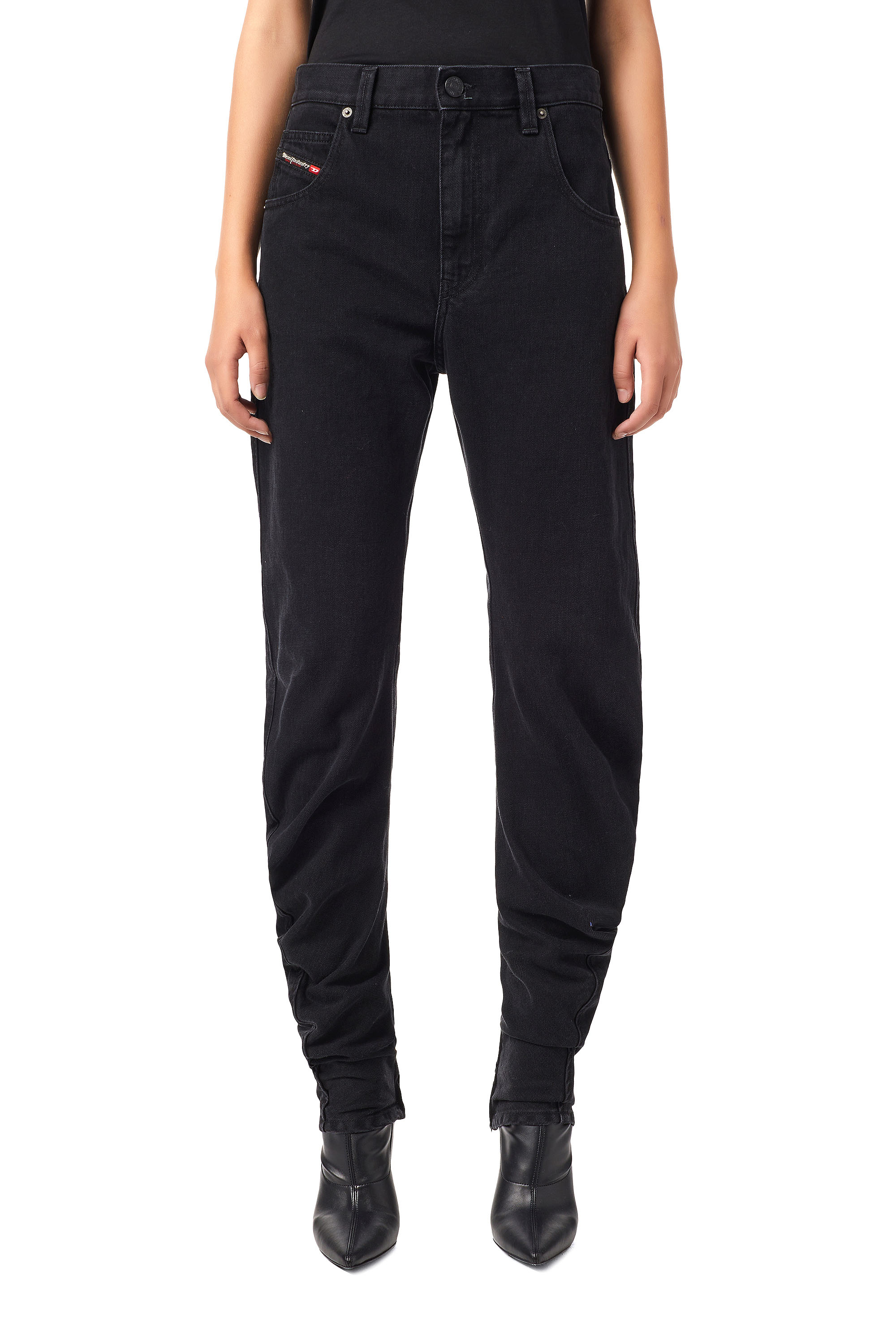 D-Plata 09B47, Black/Dark grey Diesel - D-Plata 09B47, Black/Dark grey - Jeans - Image 1