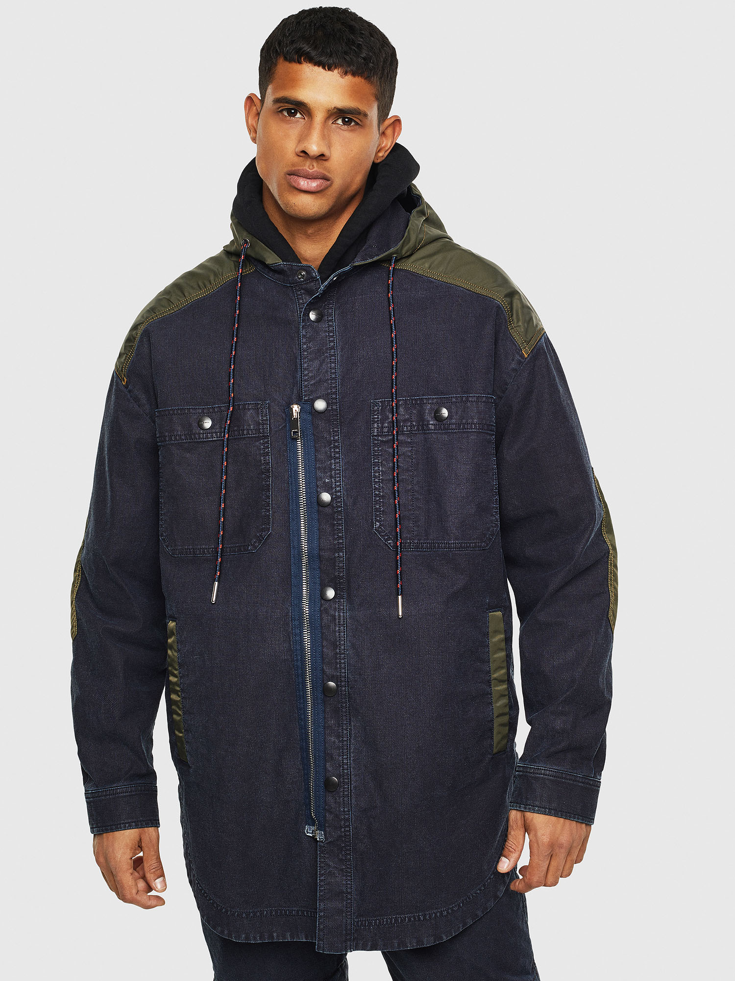 D-SIMILAR JOGGJEANS, Dark Blue Diesel - D-SIMILAR JOGGJEANS, Dark Blue - Denim Jackets - Image 1