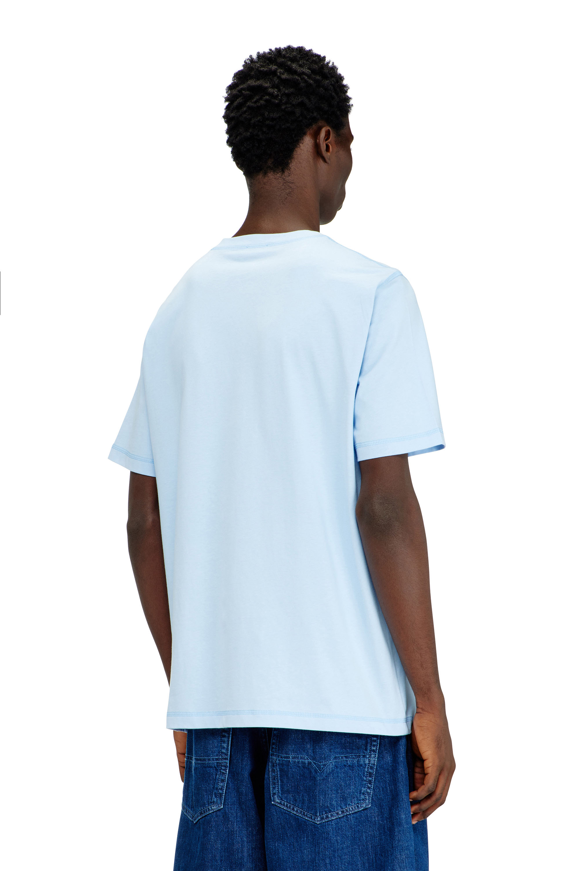 Diesel - T-ADJUST-V7, Man's T-shirt with contrasting stitching in null - 3