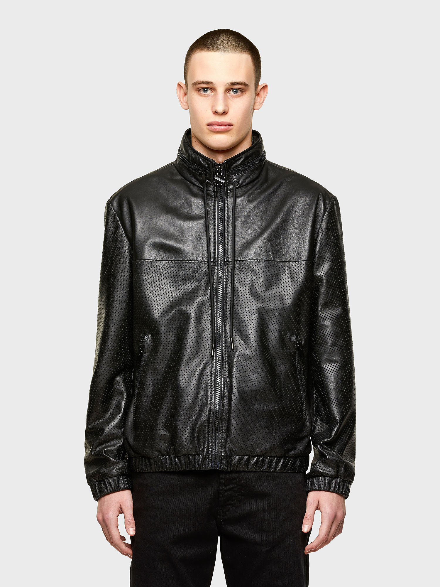 L-NAME, Black Diesel - L-NAME, Black - Leather jackets - Image 1