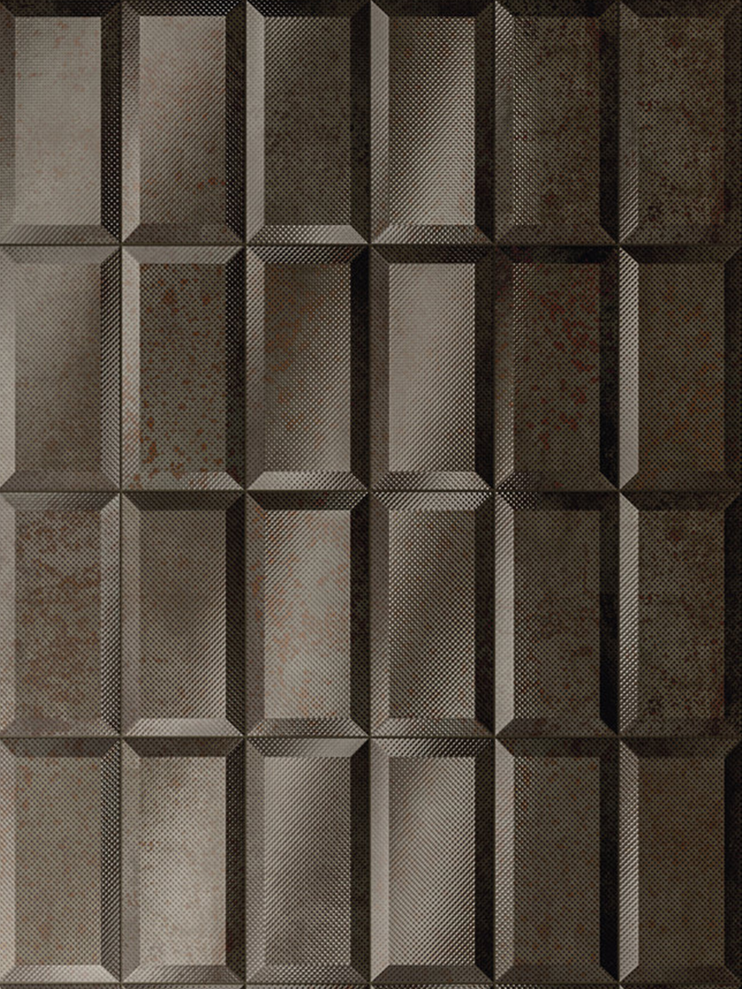 METAL PERF - WALL TILES, Reddish - Ceramics