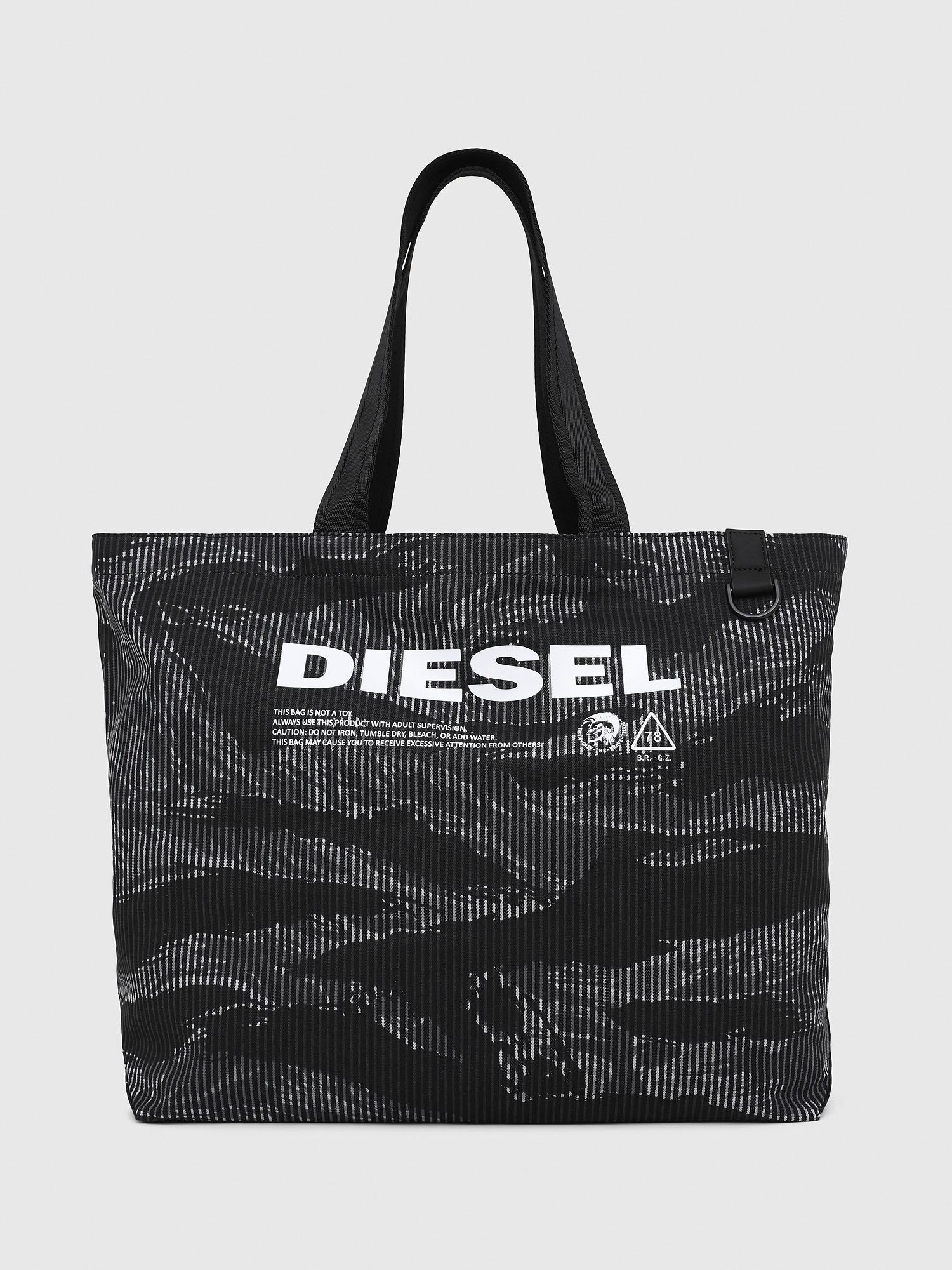 D-THISBAG SHOP M, Black Diesel - D-THISBAG SHOP M, Black - Shopping and Shoulder Bags - Image 1