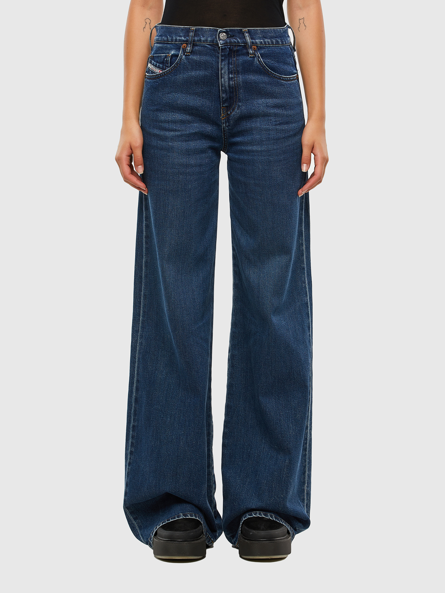 D-Akemi 009KE, Medium blue Diesel - D-Akemi 009KE, Medium blue - Jeans - Image 1