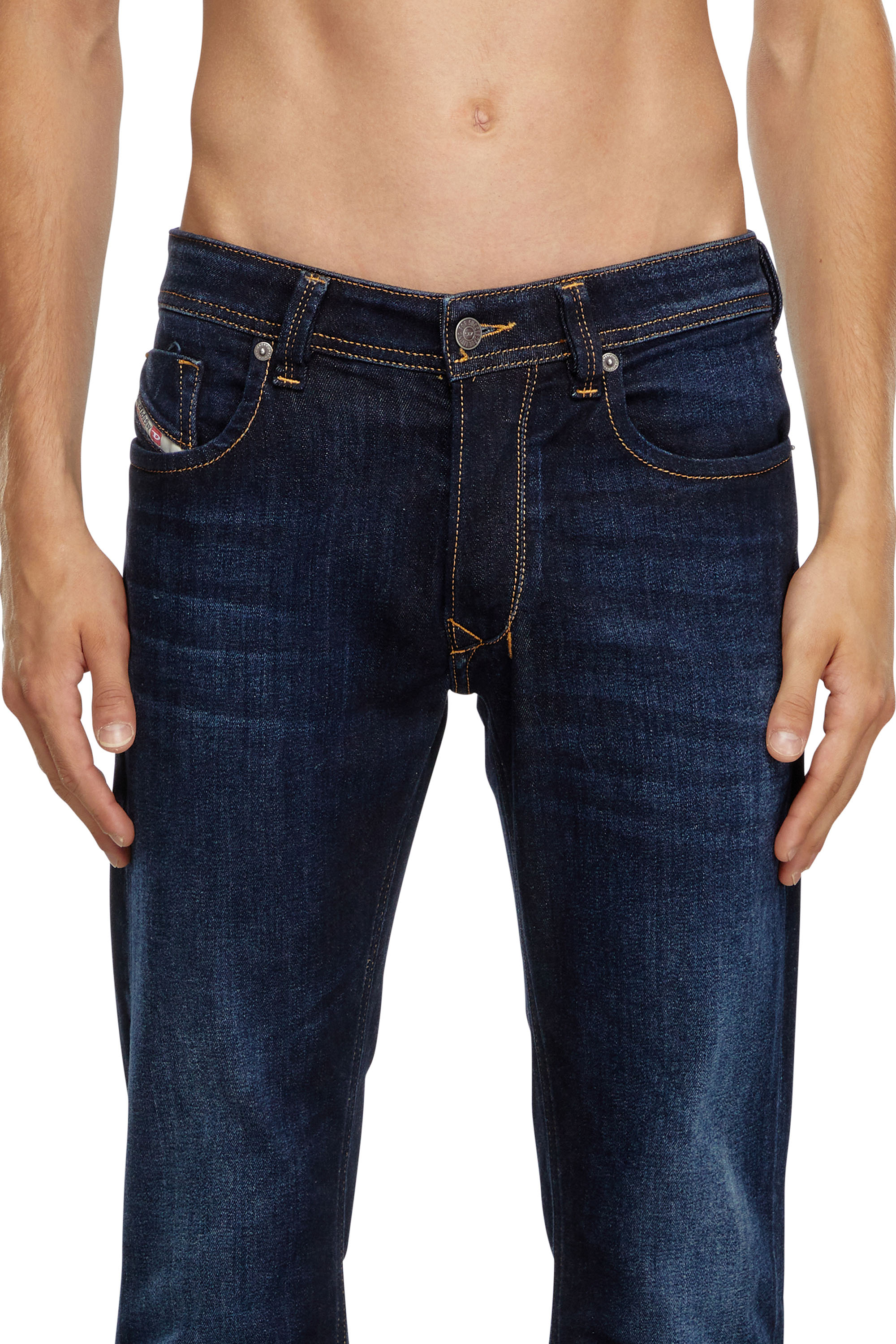 Diesel - Man Straight Jeans 1985 Larkee 009ZS, Dark Blue - Image 4