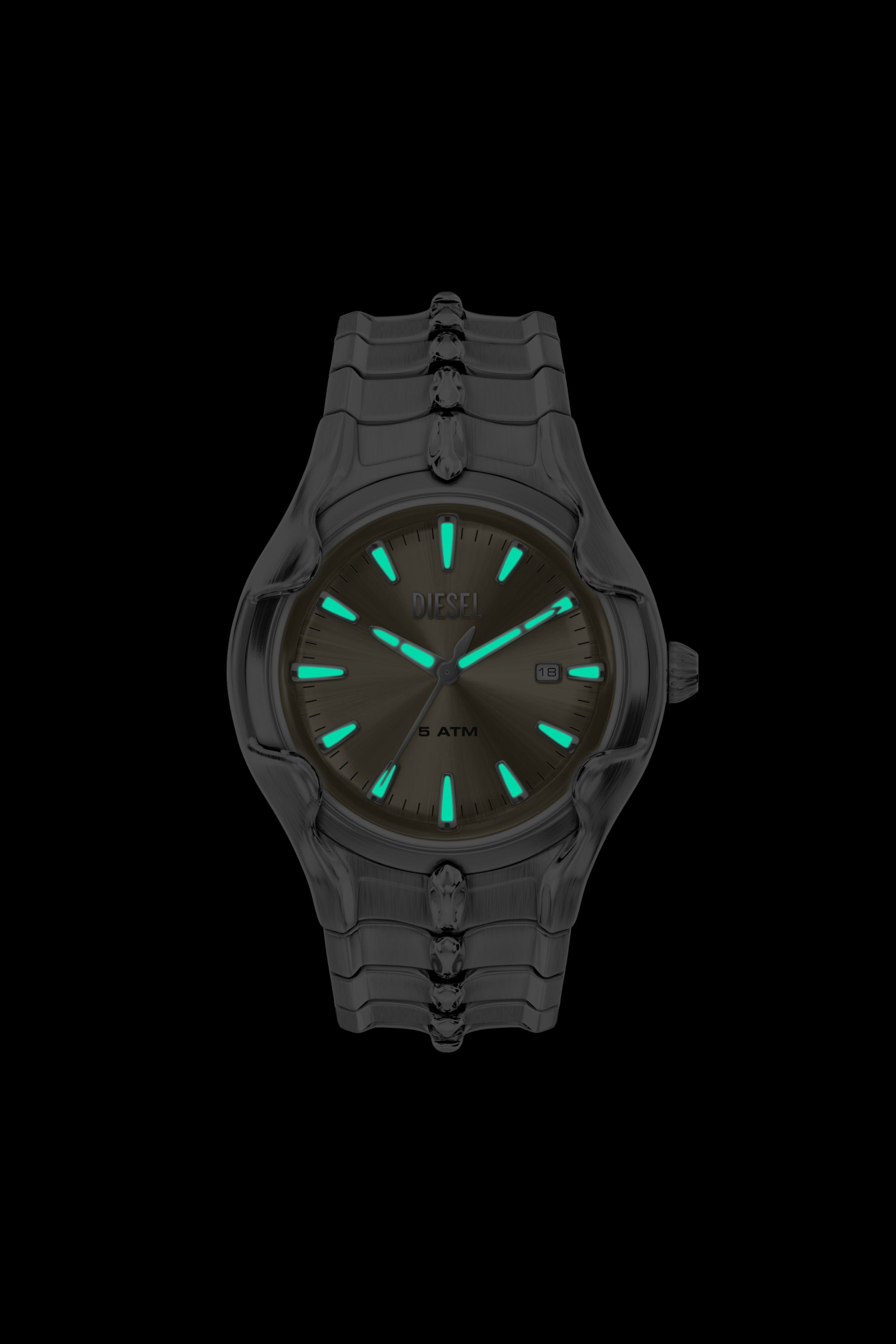 Men's Vert Stainless Steel Watch | Silver | Diesel