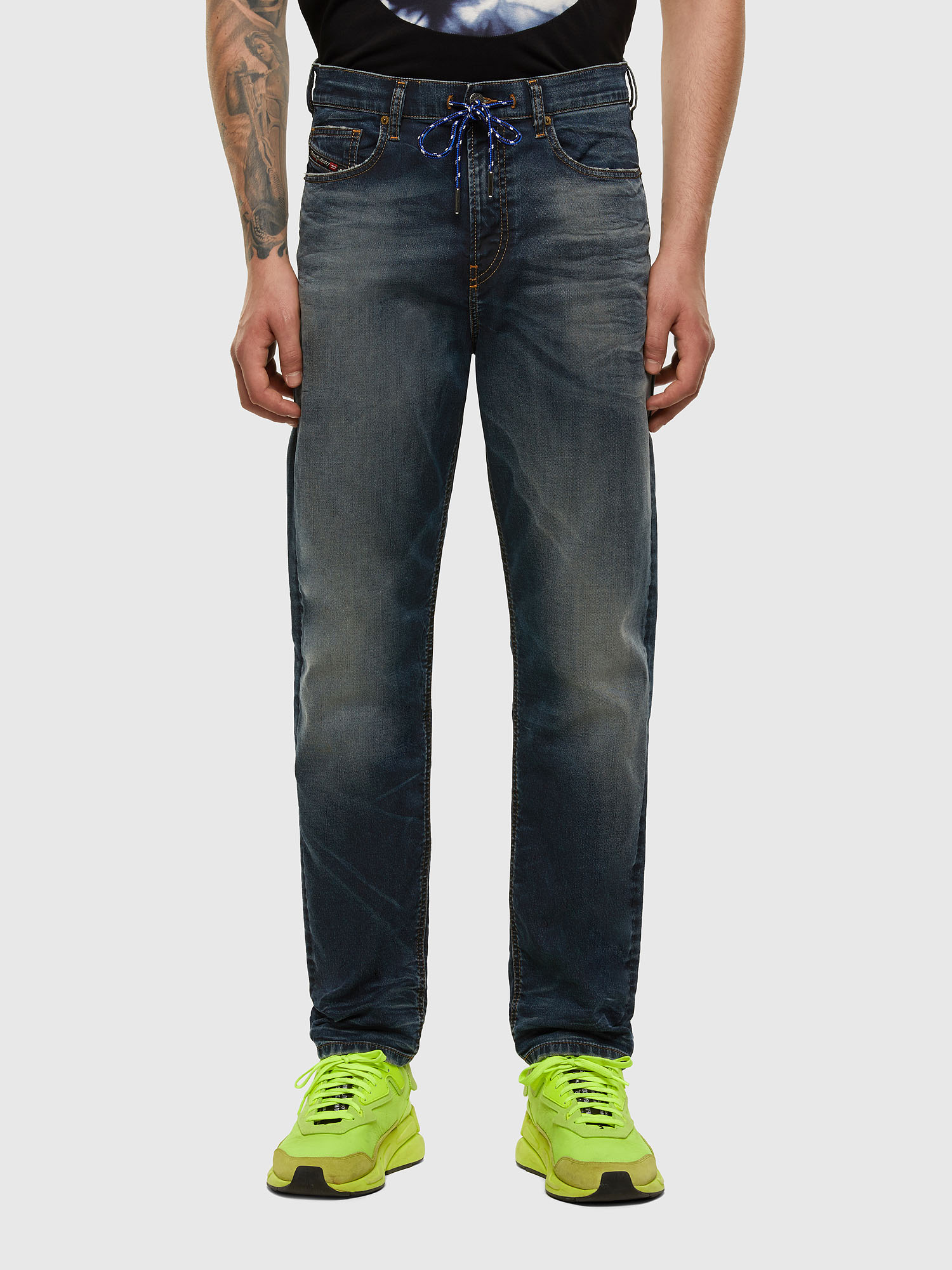D-Vider JoggJeans 069NT, Dark Blue Diesel - D-Vider JoggJeans 069NT, Dark Blue - Jeans - Image 1