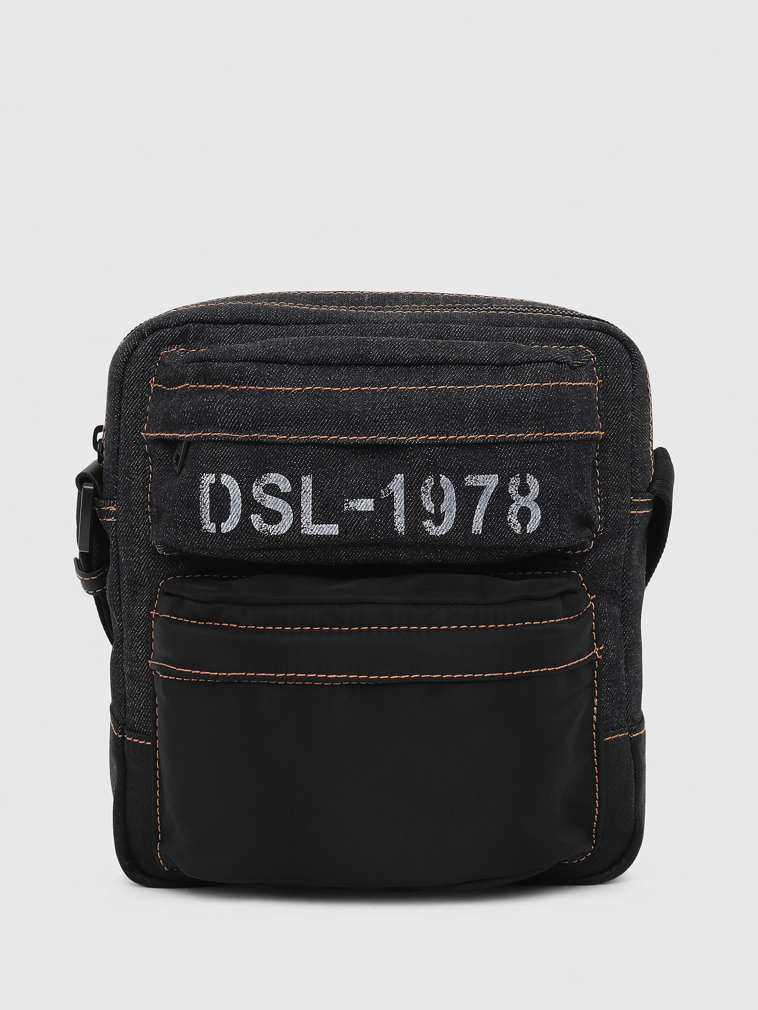 SANDRIGO, Dark Blue Diesel - SANDRIGO, Dark Blue - Crossbody Bags - Image 1