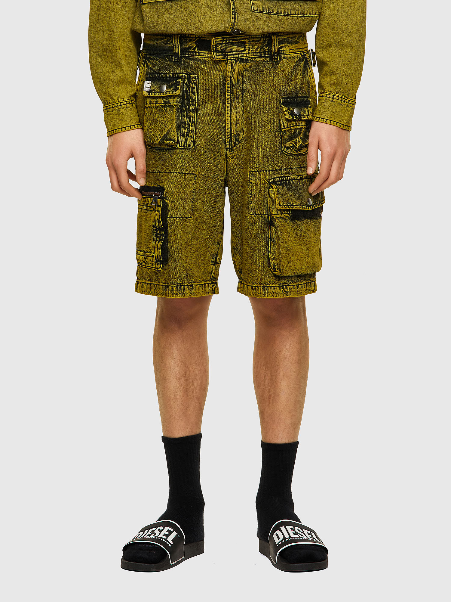 D-CYAN-S-SP, Green Diesel - D-CYAN-S-SP, Green - Shorts - Image 1