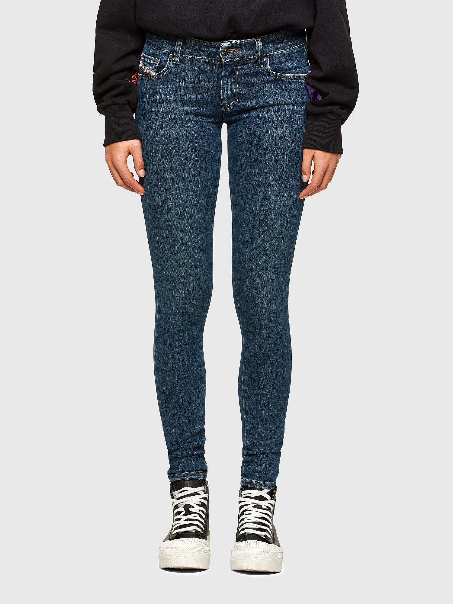 Slandy Low 069TR, Dark Blue Diesel - Slandy Low 069TR, Dark Blue - Jeans - Image 1