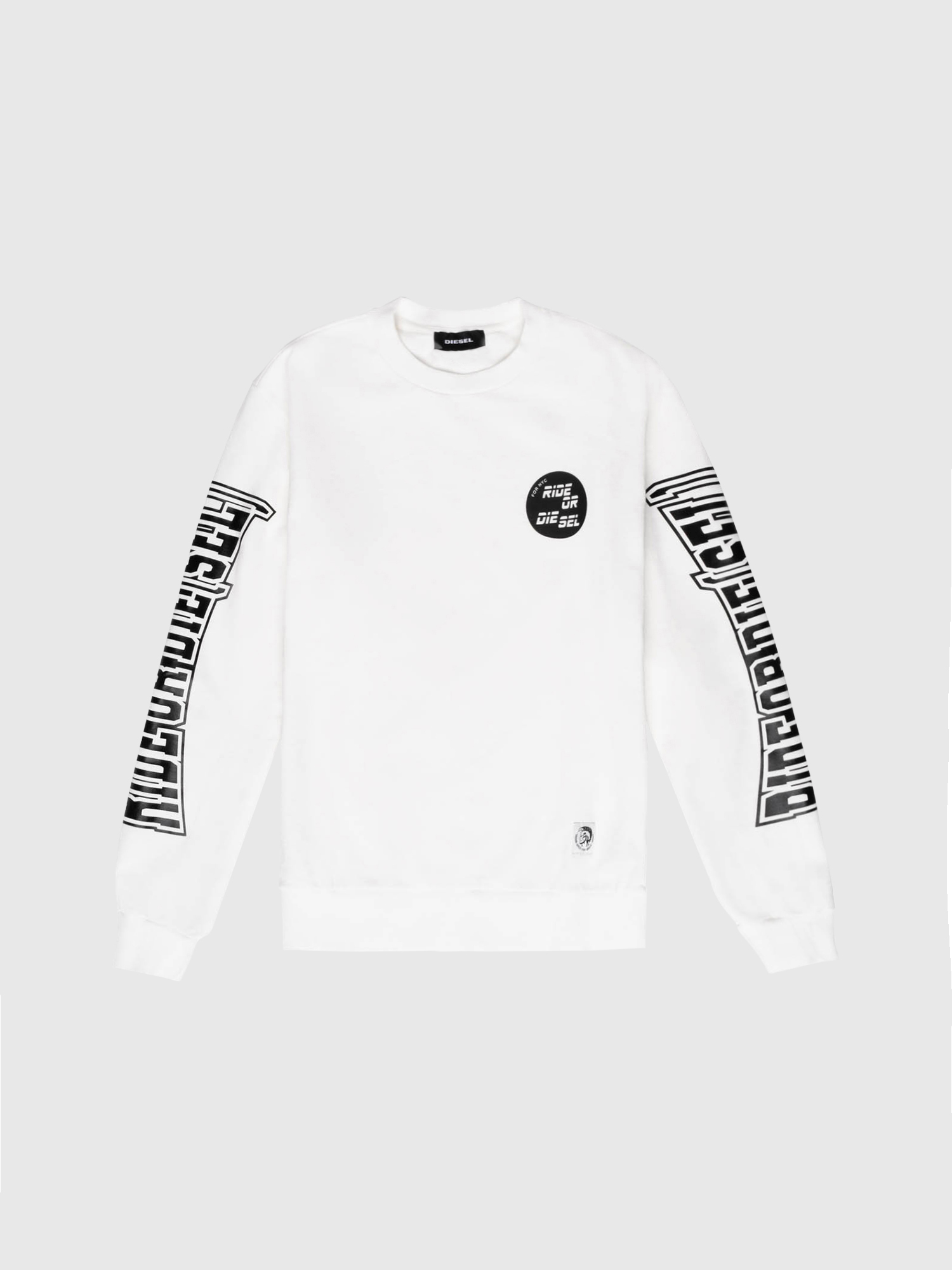 US-S-GIRK-WORK, White Diesel - US-S-GIRK-WORK, White - Sweaters - Image 1