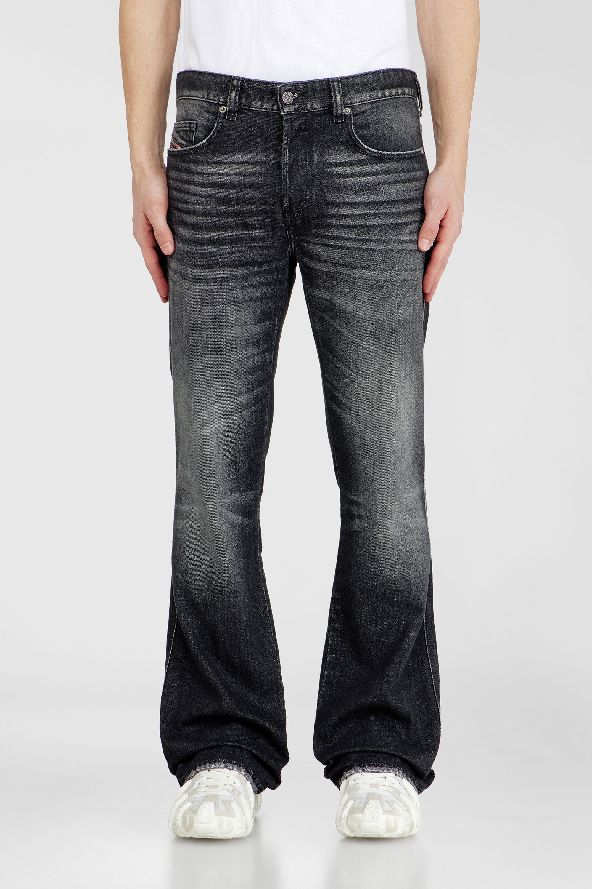 Diesel - Man's Bootcut Jeans 1998 D-Buck 09L50, Black/Dark grey - 1