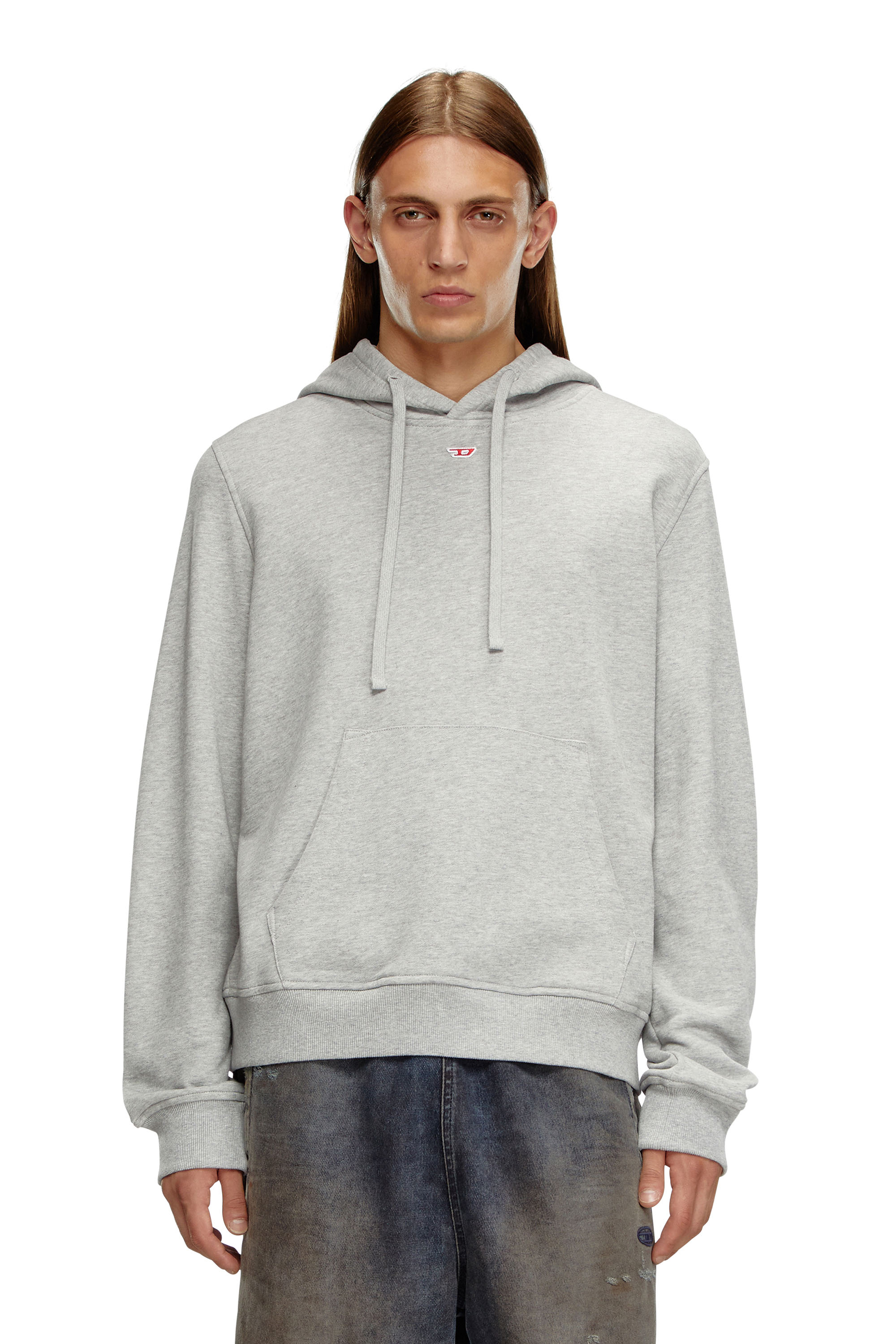 Grey diesel hoodie sale