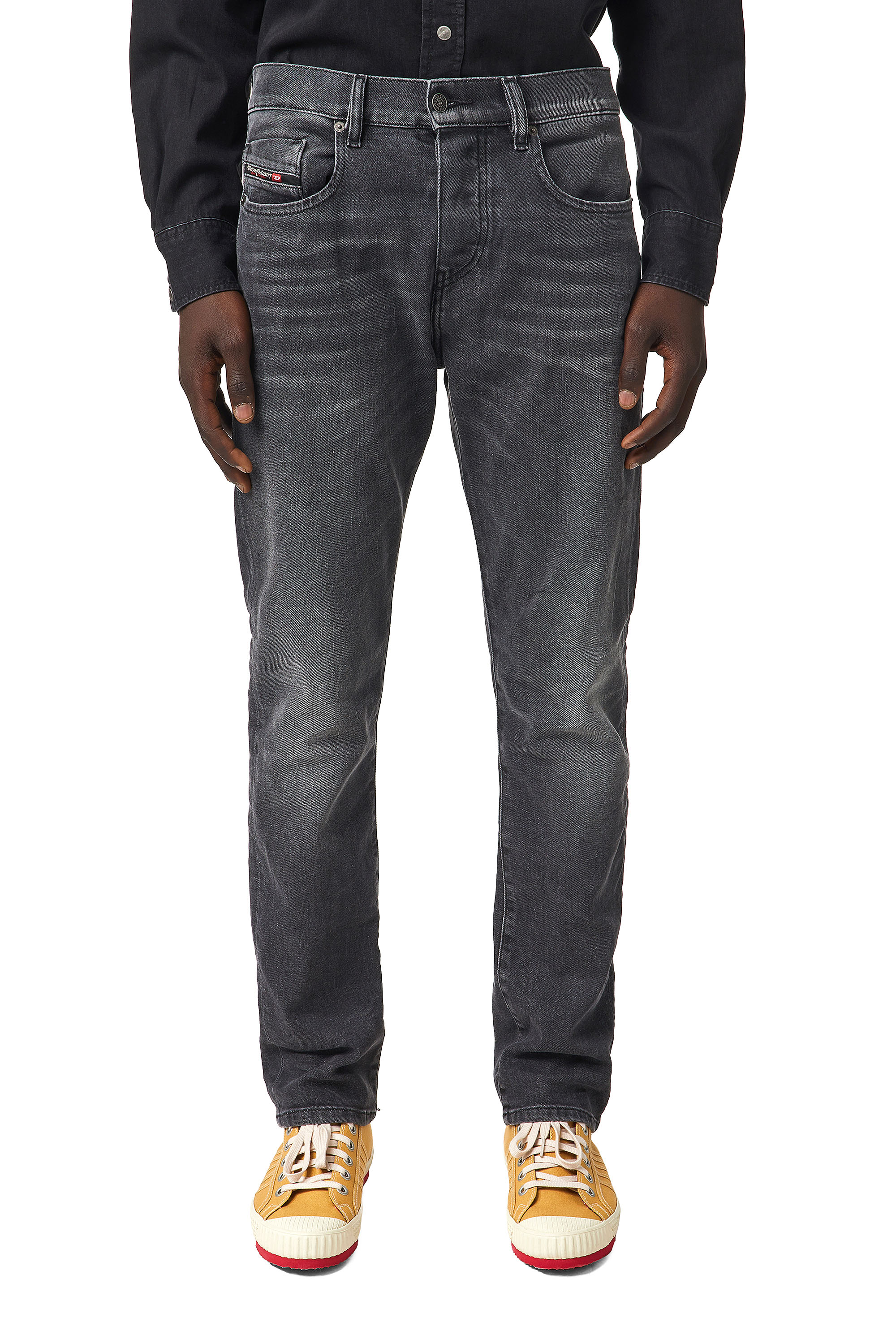 D-Viker 09B42, Black/Dark grey Diesel - D-Viker 09B42, Black/Dark grey - Jeans - Image 1