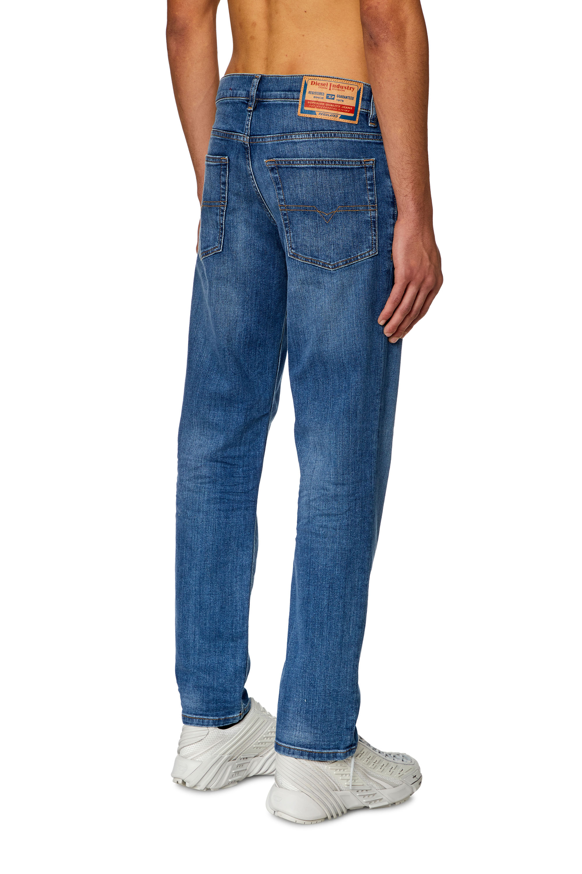 Diesel - Man Tapered Jeans 2023 D-Finitive 0KIAL, Light Blue - Image 2