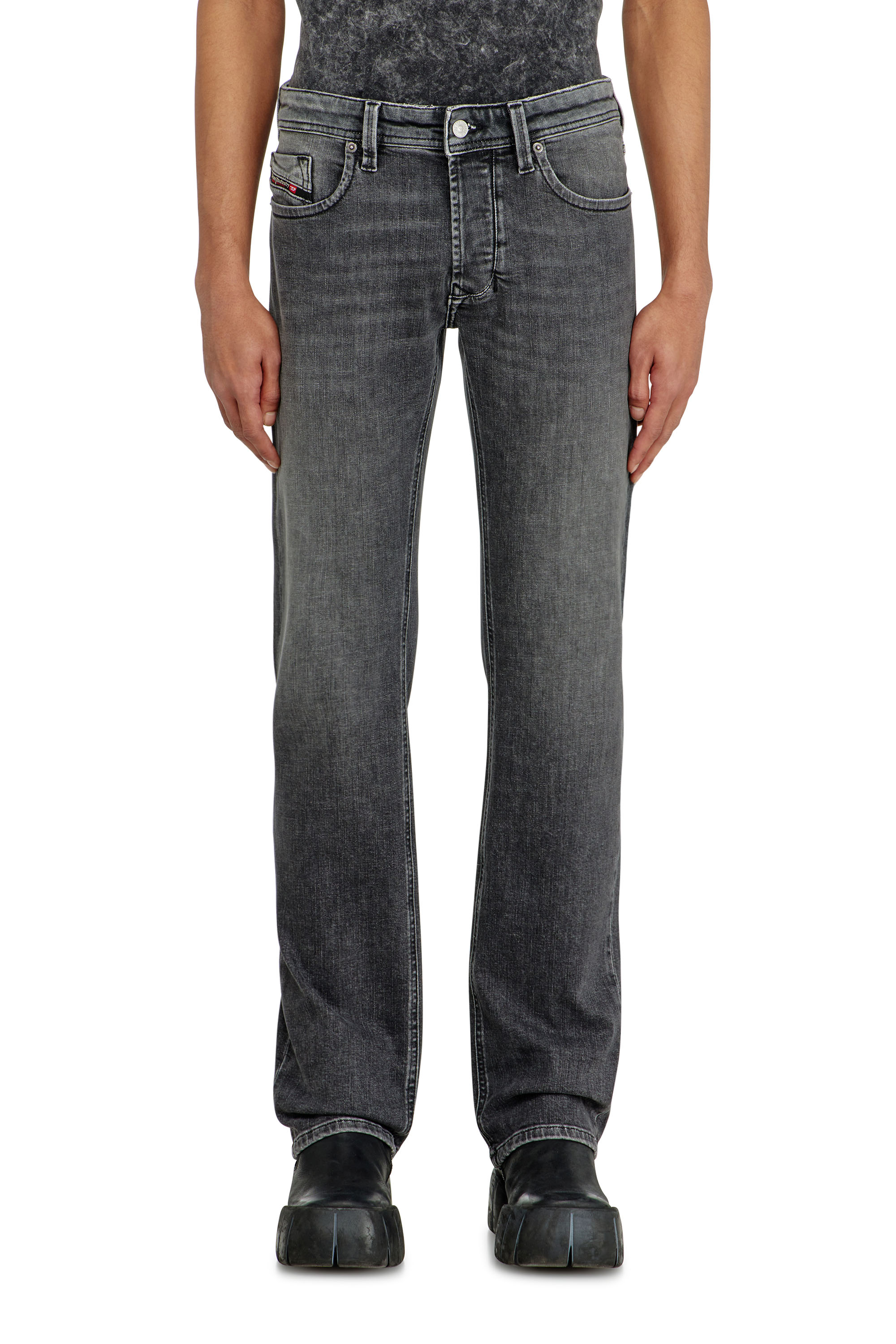 Diesel - Man's Regular Jeans 1985 Larkee 0HDBD, Black/Dark grey - 4