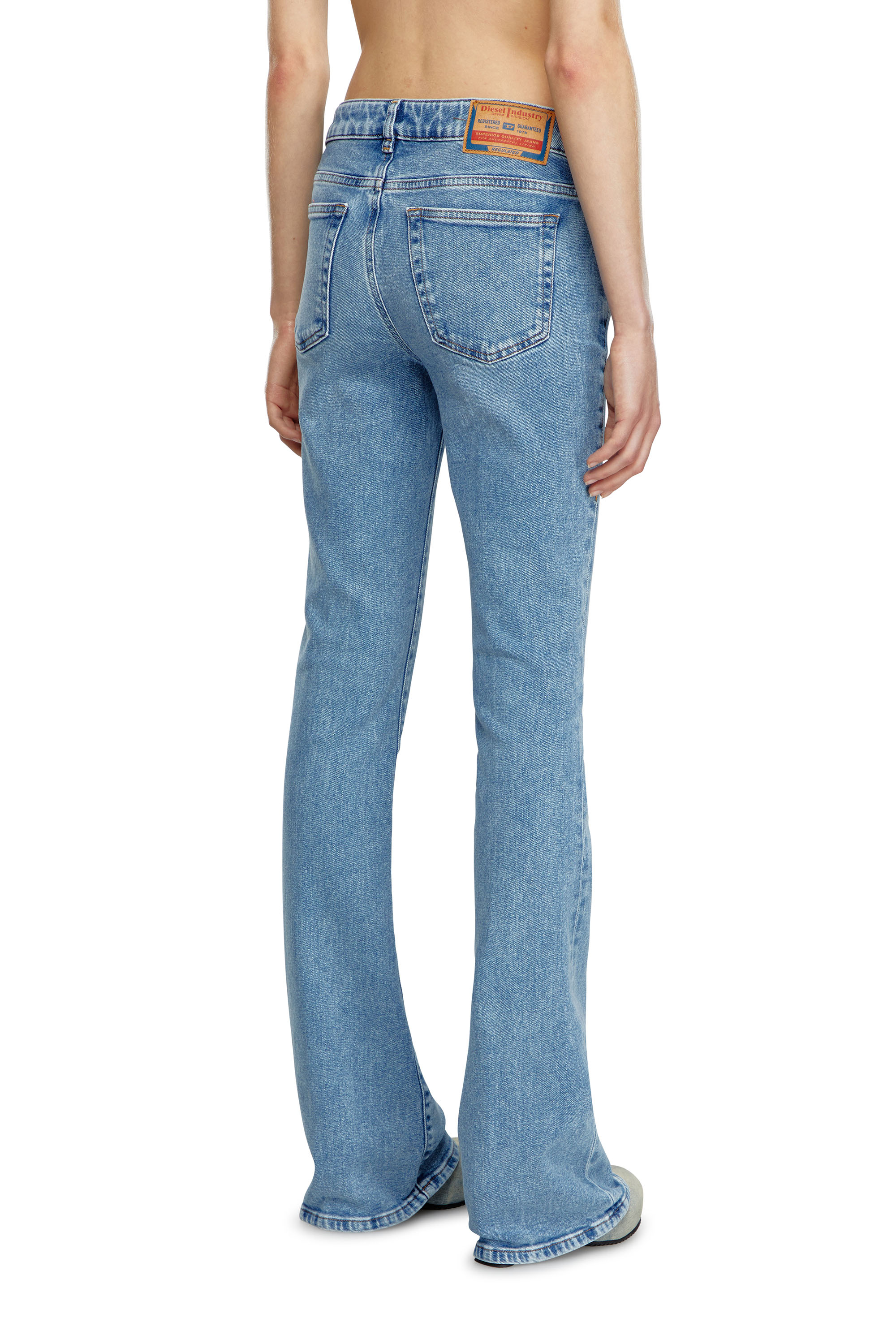 Diesel - Woman Bootcut and Flare Jeans 1969 D-Ebbey 9B92L, Light Blue - Image 4