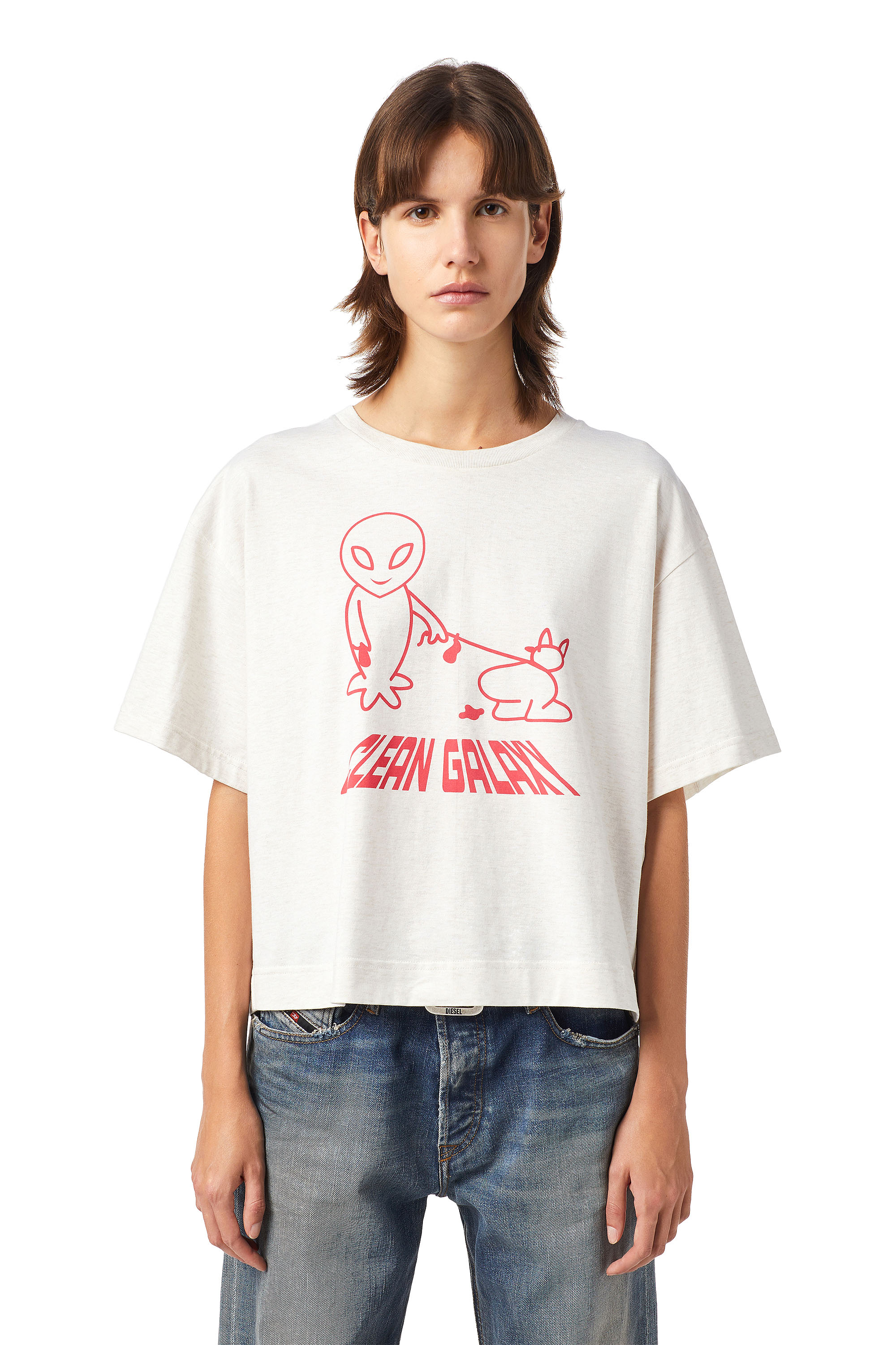 T-BOWLESS-B1, White Diesel - T-BOWLESS-B1, White - T-Shirts - Image 1