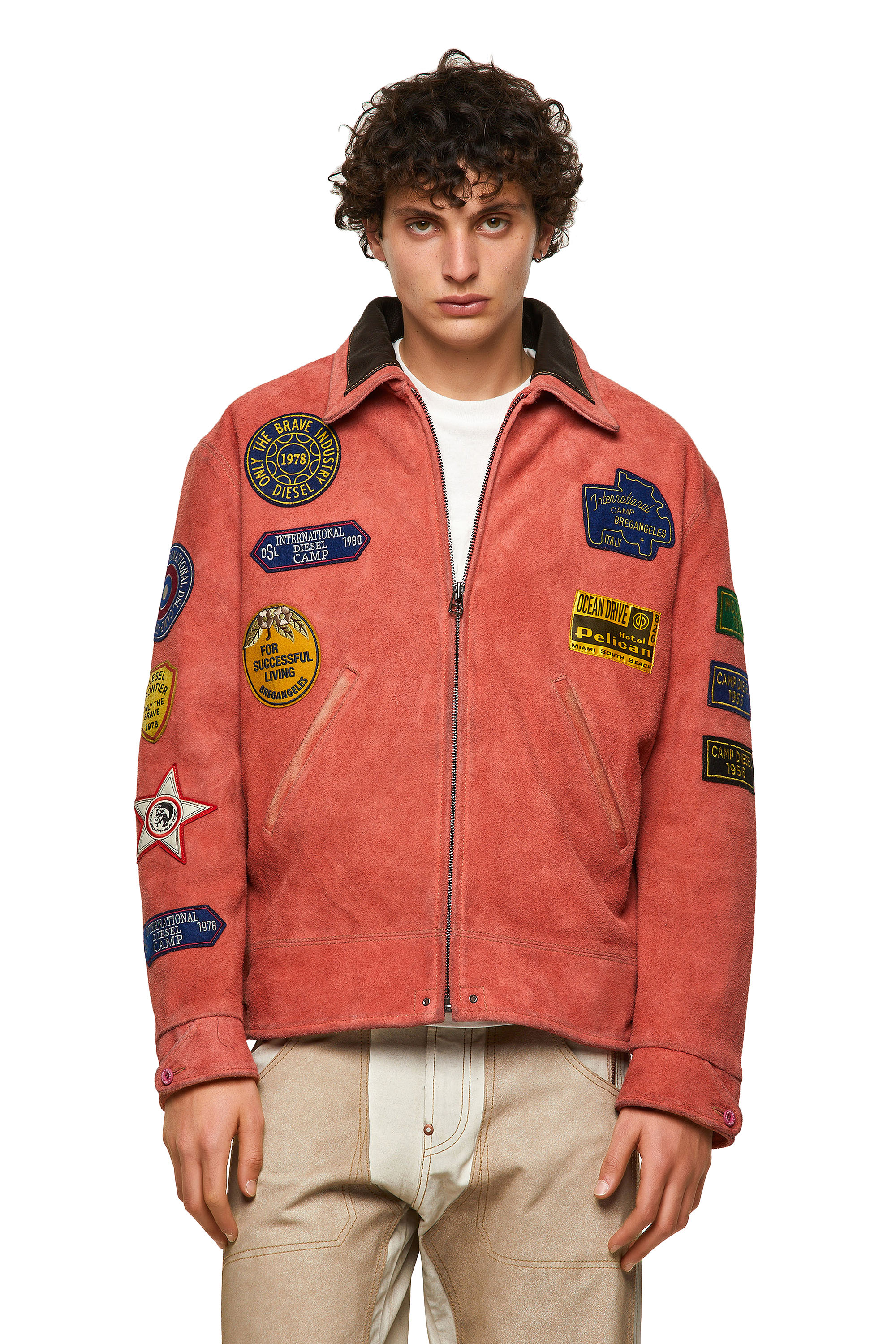 DxD-3, Orange Diesel - DxD-3, Orange - Leather jackets - Image 1